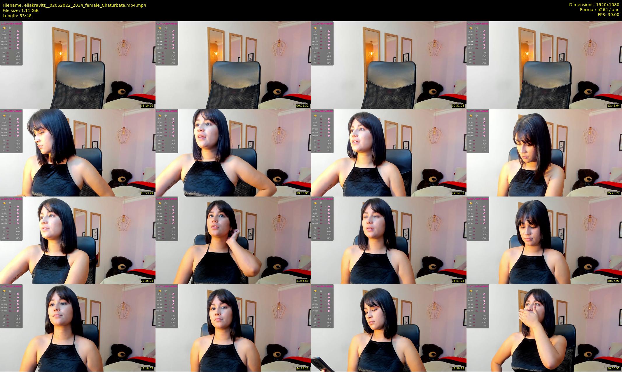ellakravitz_ — 54 minute Chaturbate female cam show recording, 1080p, Jun 2, 2022