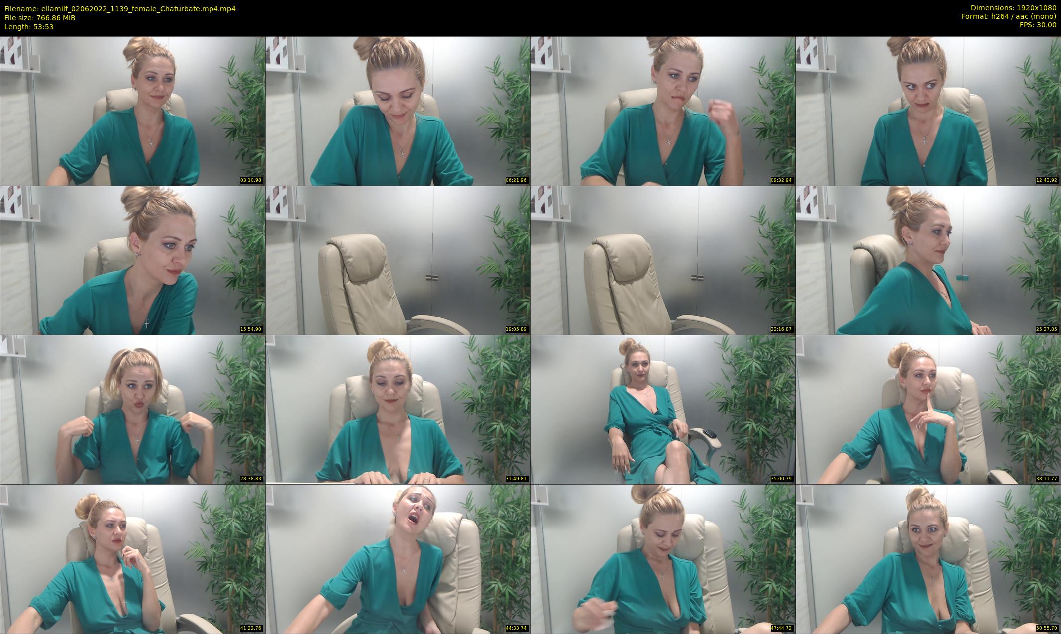 ellamilf — 54 minute Chaturbate female cam show recording, 1080p, Jun 2, 2022