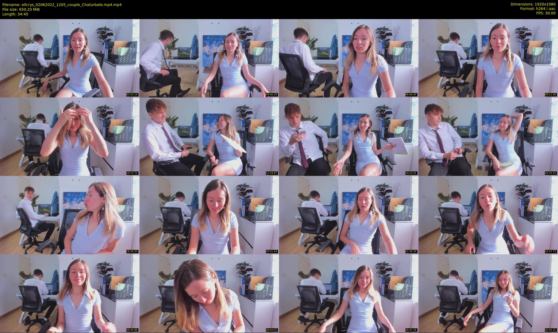 ellcrys — 35 minute Chaturbate couple cam show recording, 1080p, Jun 2, 2022