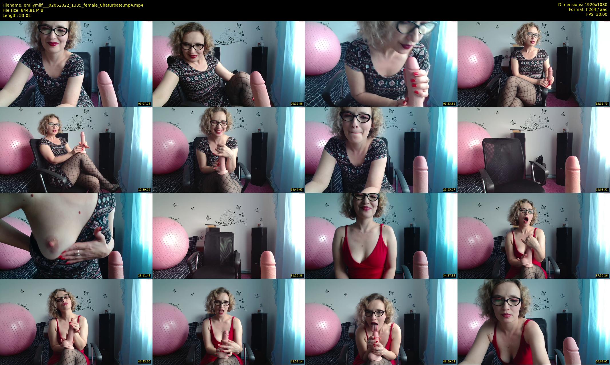 emilymilf__ — 54 minute Chaturbate female cam show recording, 1080p, Jun 2, 2022