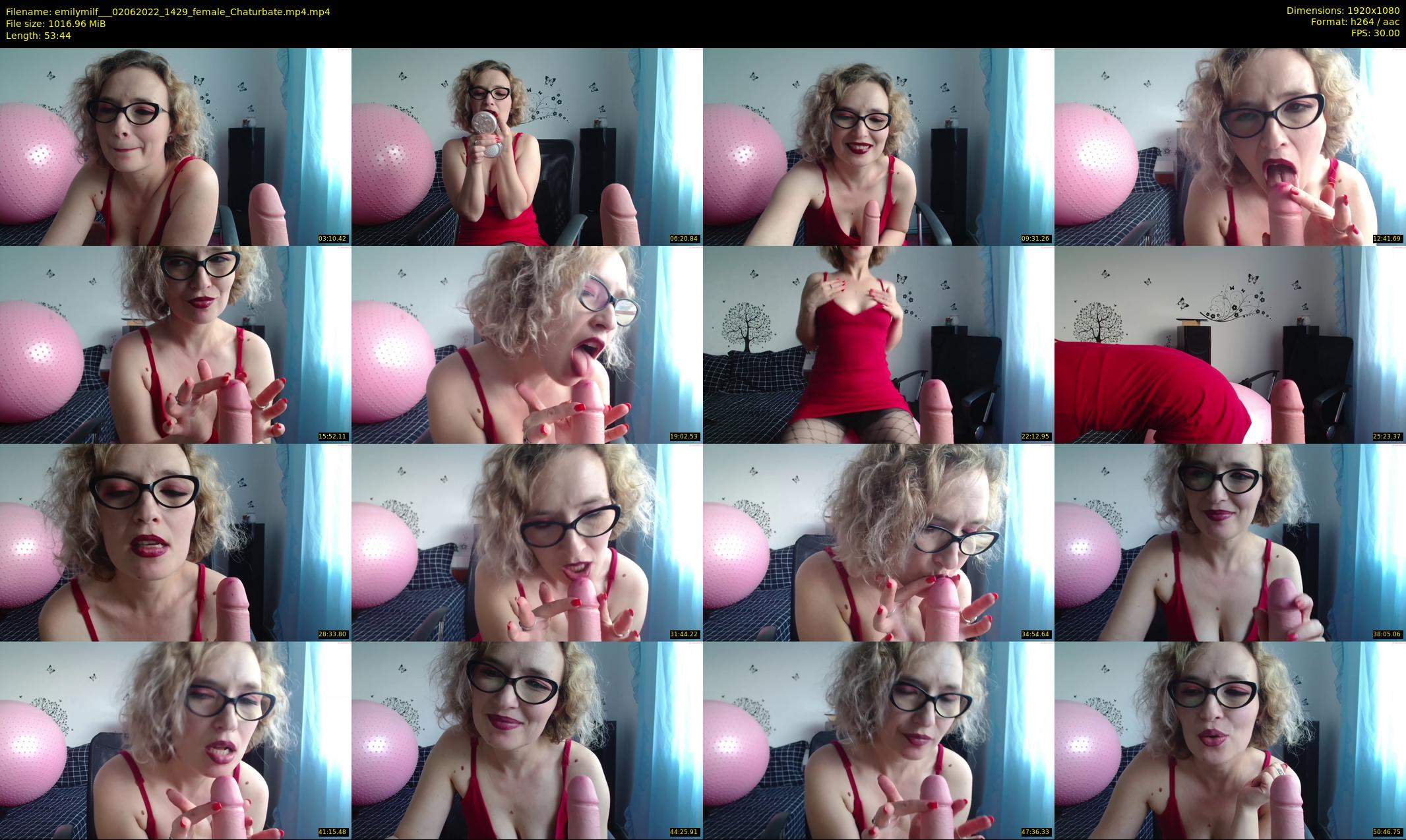 emilymilf__ — 54 minute Chaturbate female cam show recording, 1080p, Jun 2, 2022