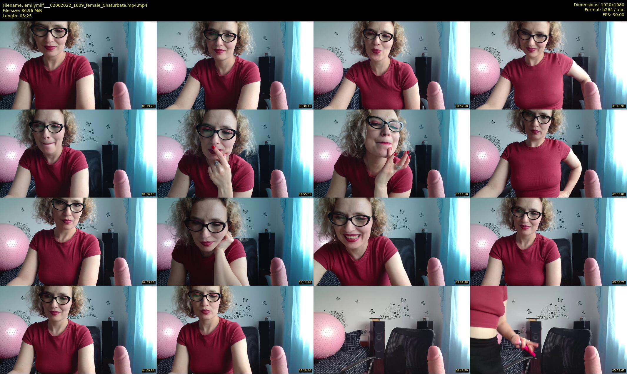 emilymilf__ — 6 minute Chaturbate female cam show recording, 1080p, Jun 2, 2022