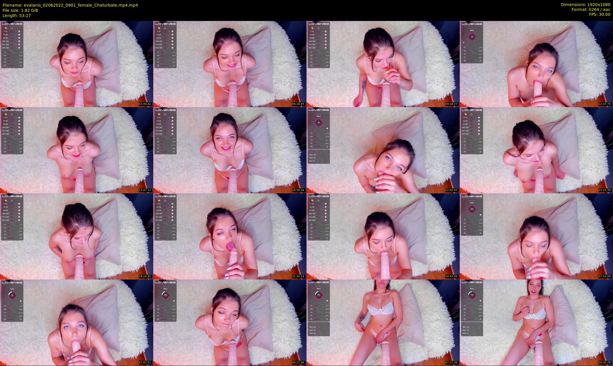 evalanis — 54 minute Chaturbate couple cam show recording, 1080p, Jun 2, 2022