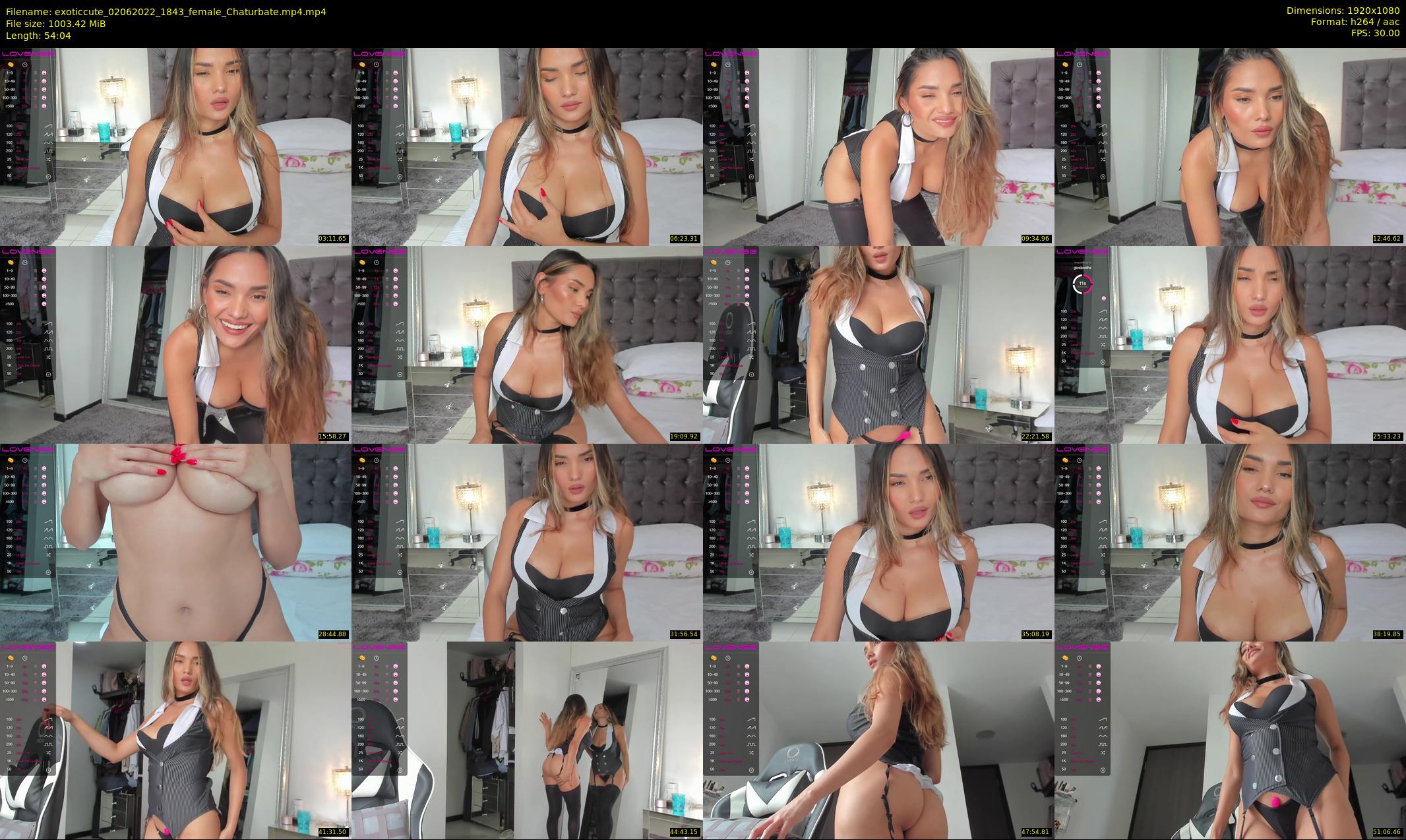 exoticcute — 55 minute Chaturbate female cam show recording, 1080p, Jun 2, 2022