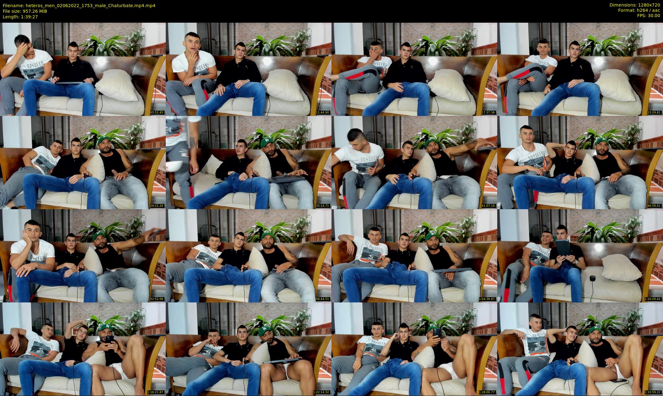 heteros_men — 100 minute Chaturbate male cam show recording, 720p, Jun 2, 2022
