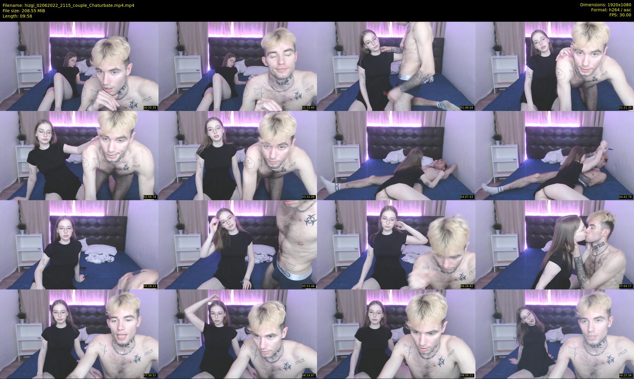 hizgi — 10 minute Chaturbate couple cam show recording, 1080p, Jun 2, 2022