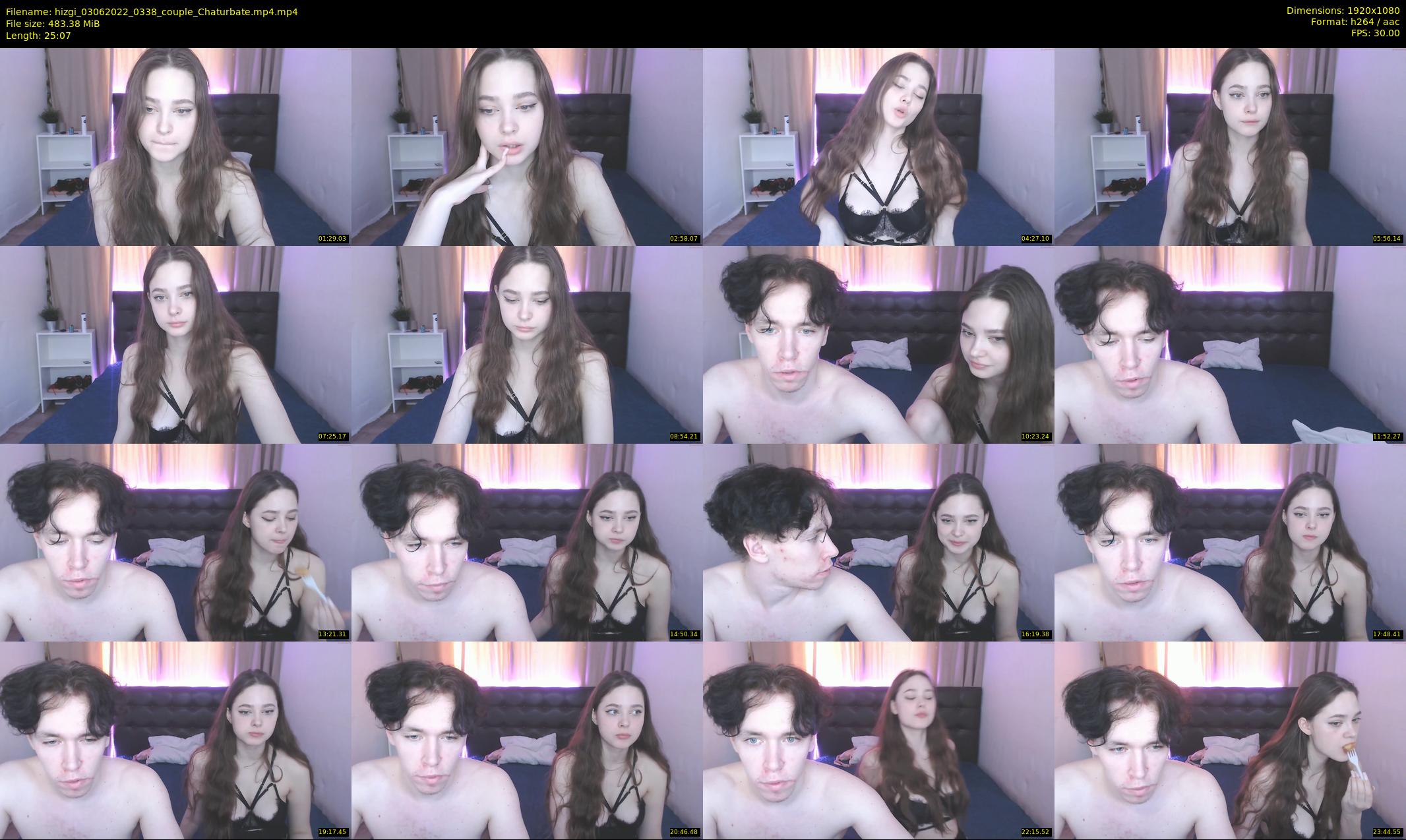 hizgi — 26 minute Chaturbate couple cam show recording, 1080p, Jun 3, 2022