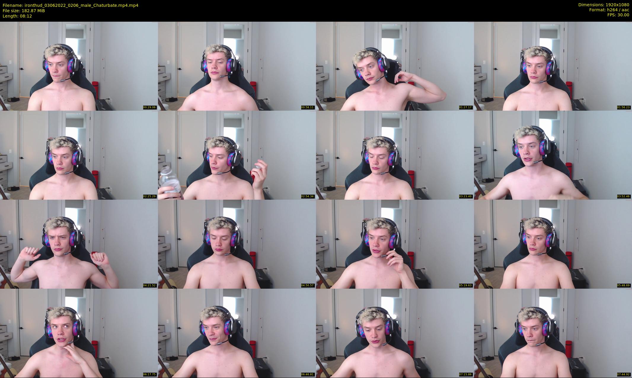 ironthud — 9 minute Chaturbate male cam show recording, 1080p, Jun 3, 2022