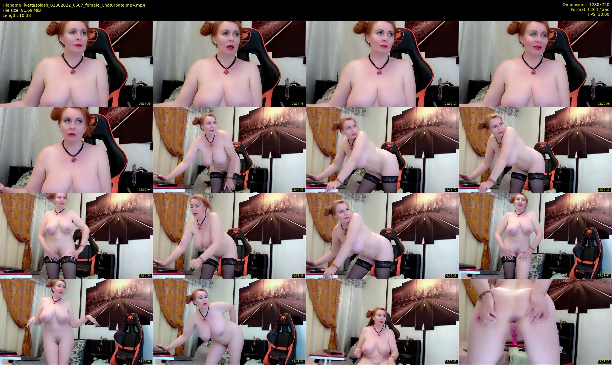 ivettasplash — 11 minute Chaturbate female cam show recording, 720p, Jun 2, 2022