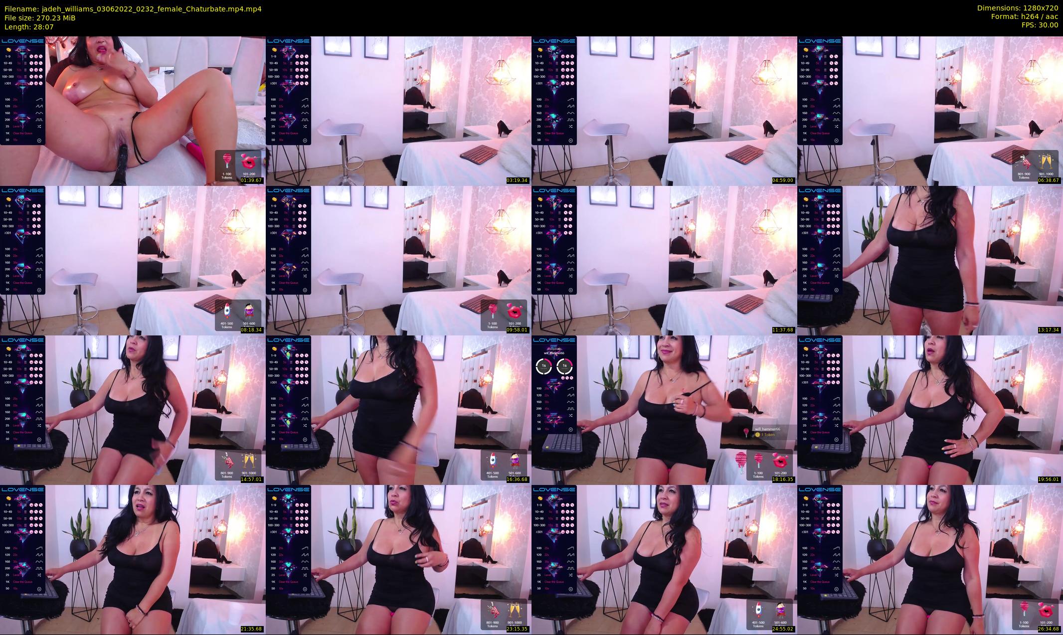 jadeh_williams — 29 minute Chaturbate female cam show recording, 720p, Jun 3, 2022