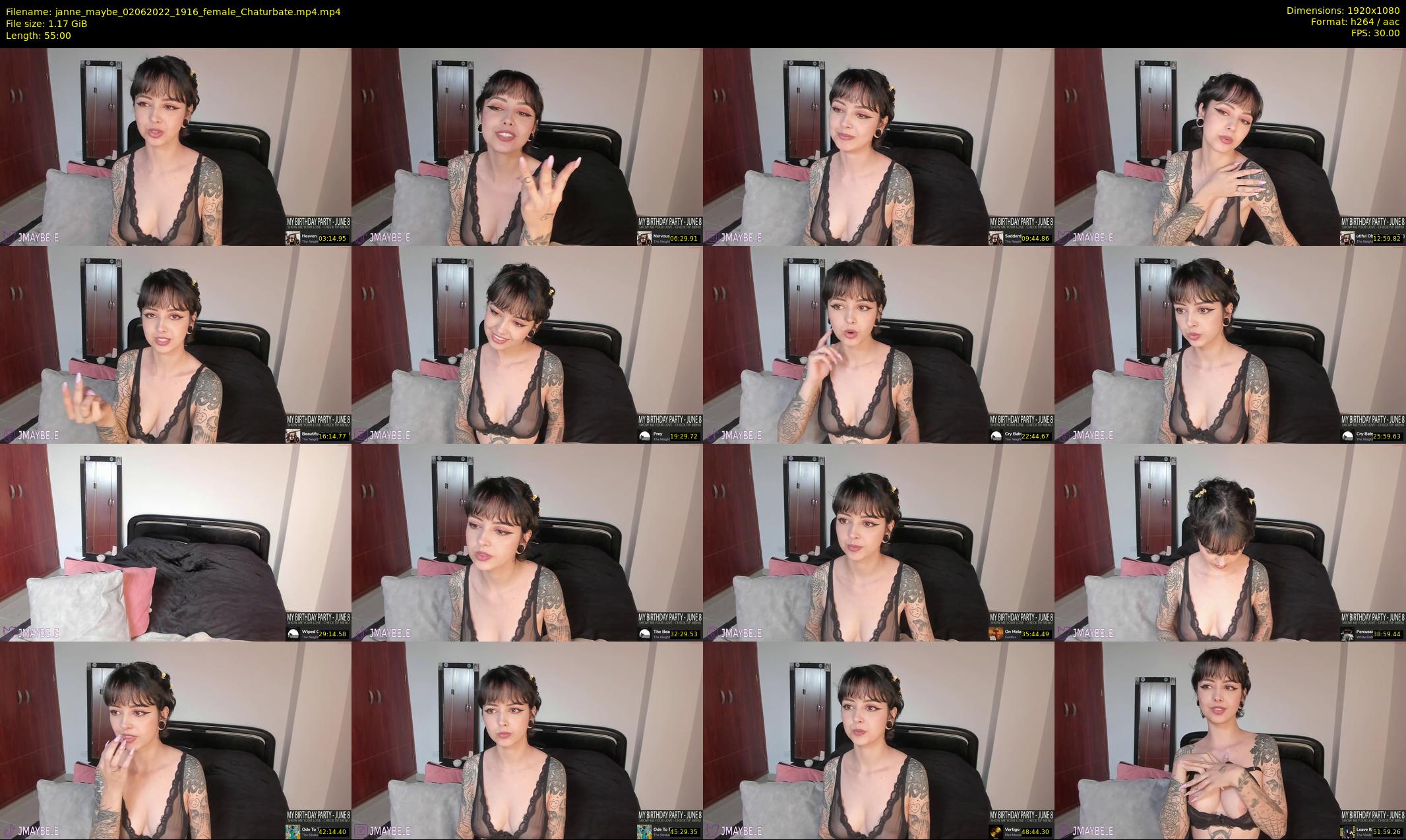 janne_maybe — 55 minute Chaturbate female cam show recording, 1080p, Jun 2, 2022