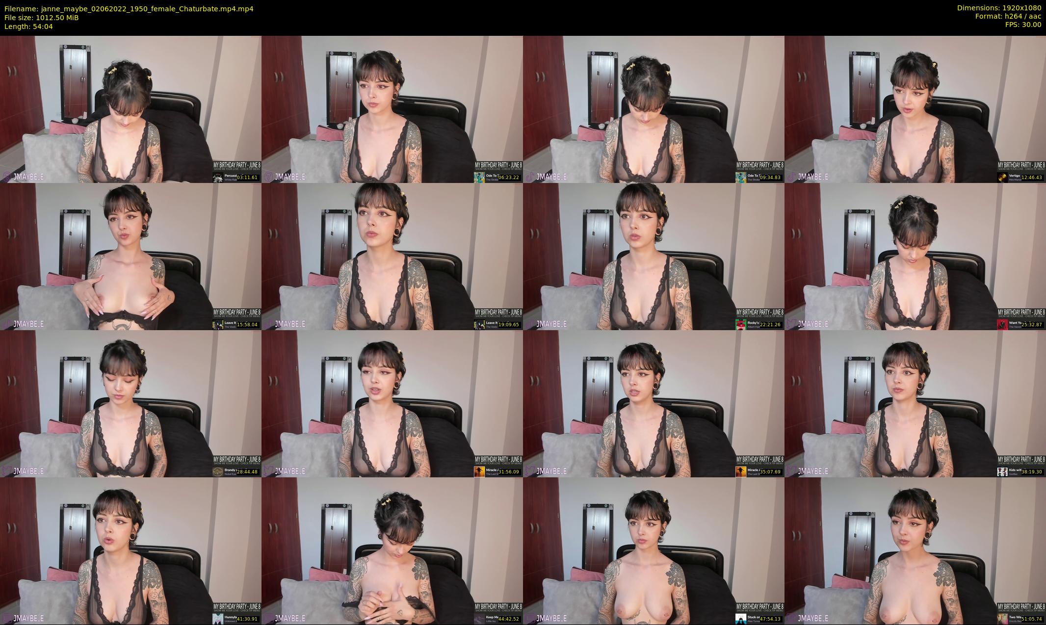 janne_maybe — 55 minute Chaturbate female cam show recording, 1080p, Jun 2, 2022