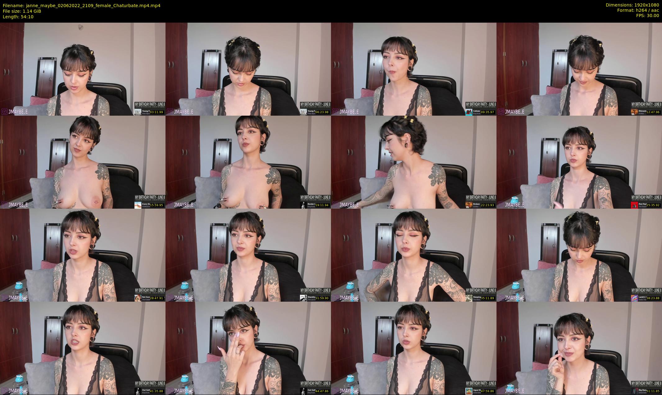 janne_maybe — 55 minute Chaturbate female cam show recording, 1080p, Jun 2, 2022