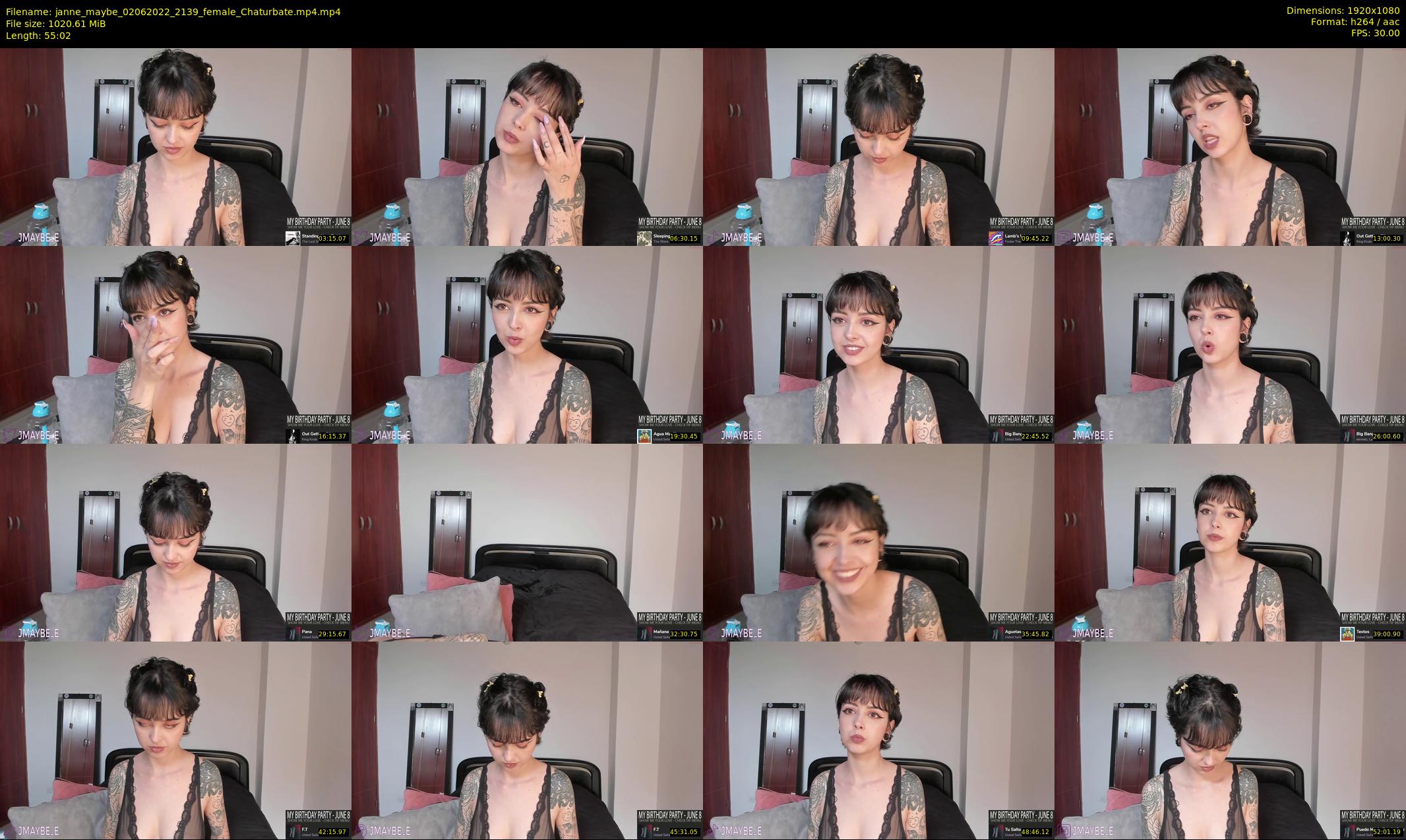 janne_maybe — 56 minute Chaturbate female cam show recording, 1080p, Jun 2, 2022