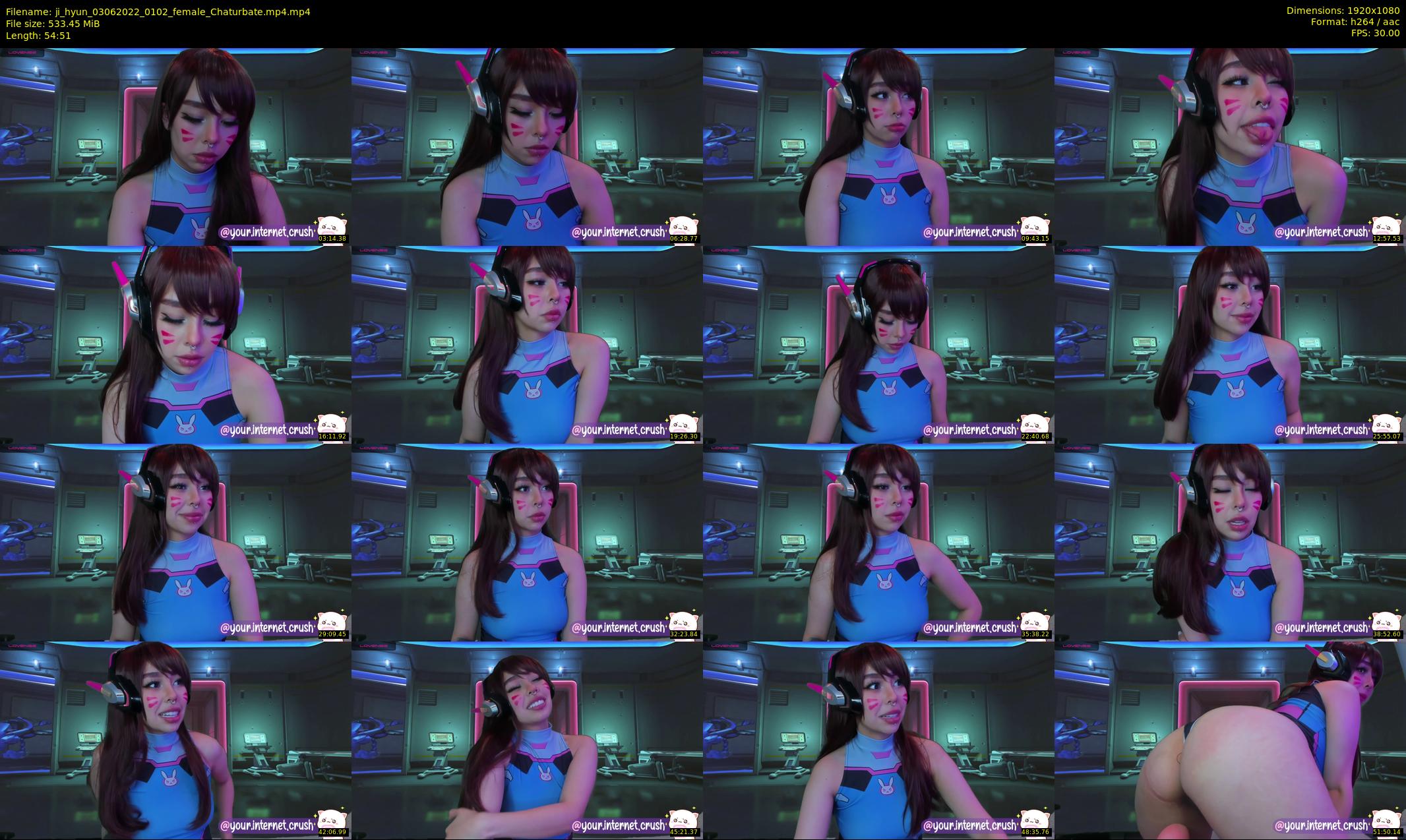 ji_hyun — 55 minute Chaturbate female cam show recording, 1080p, Jun 3, 2022