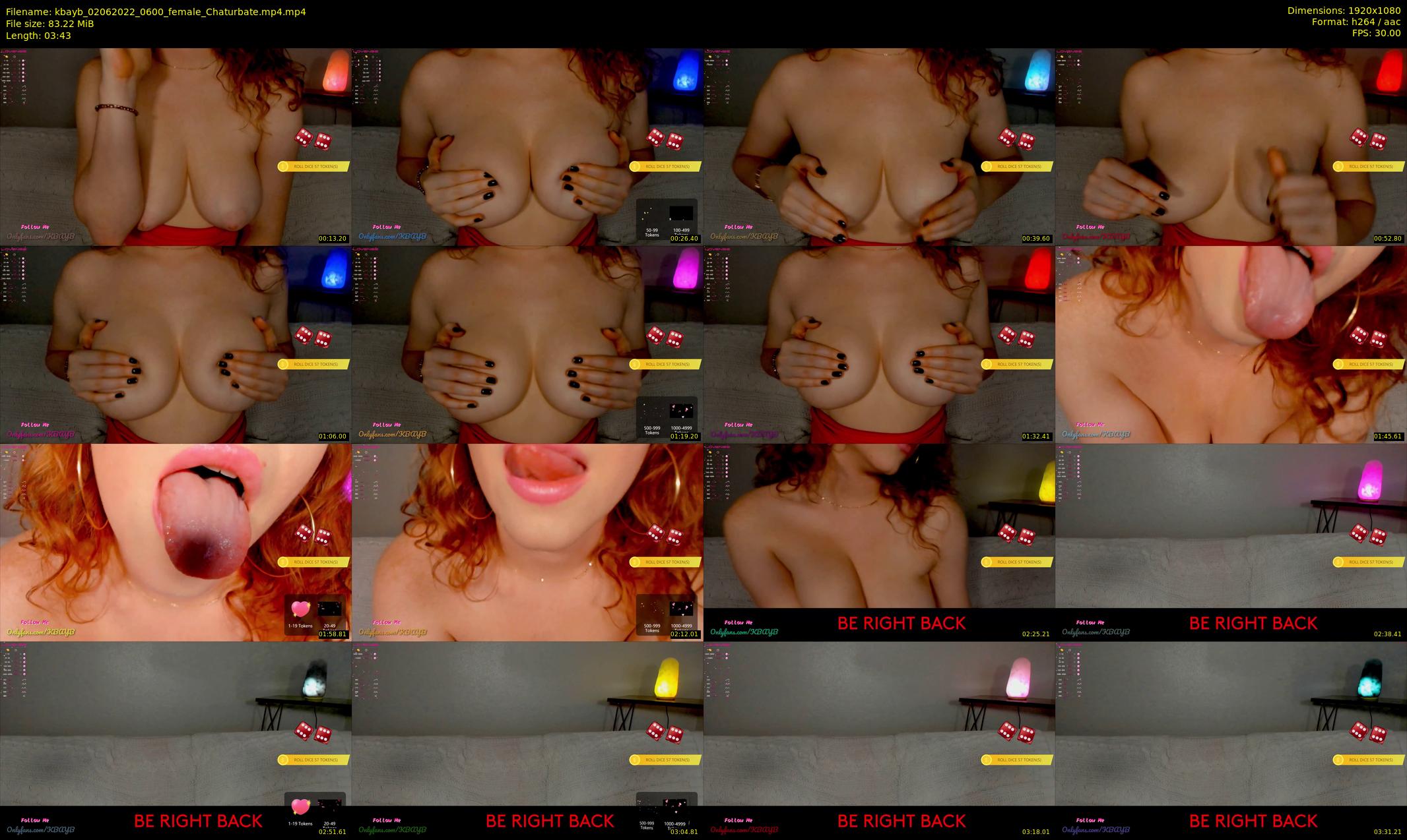 kbayb — 4 minute Chaturbate female cam show recording, 1080p, Jun 2, 2022