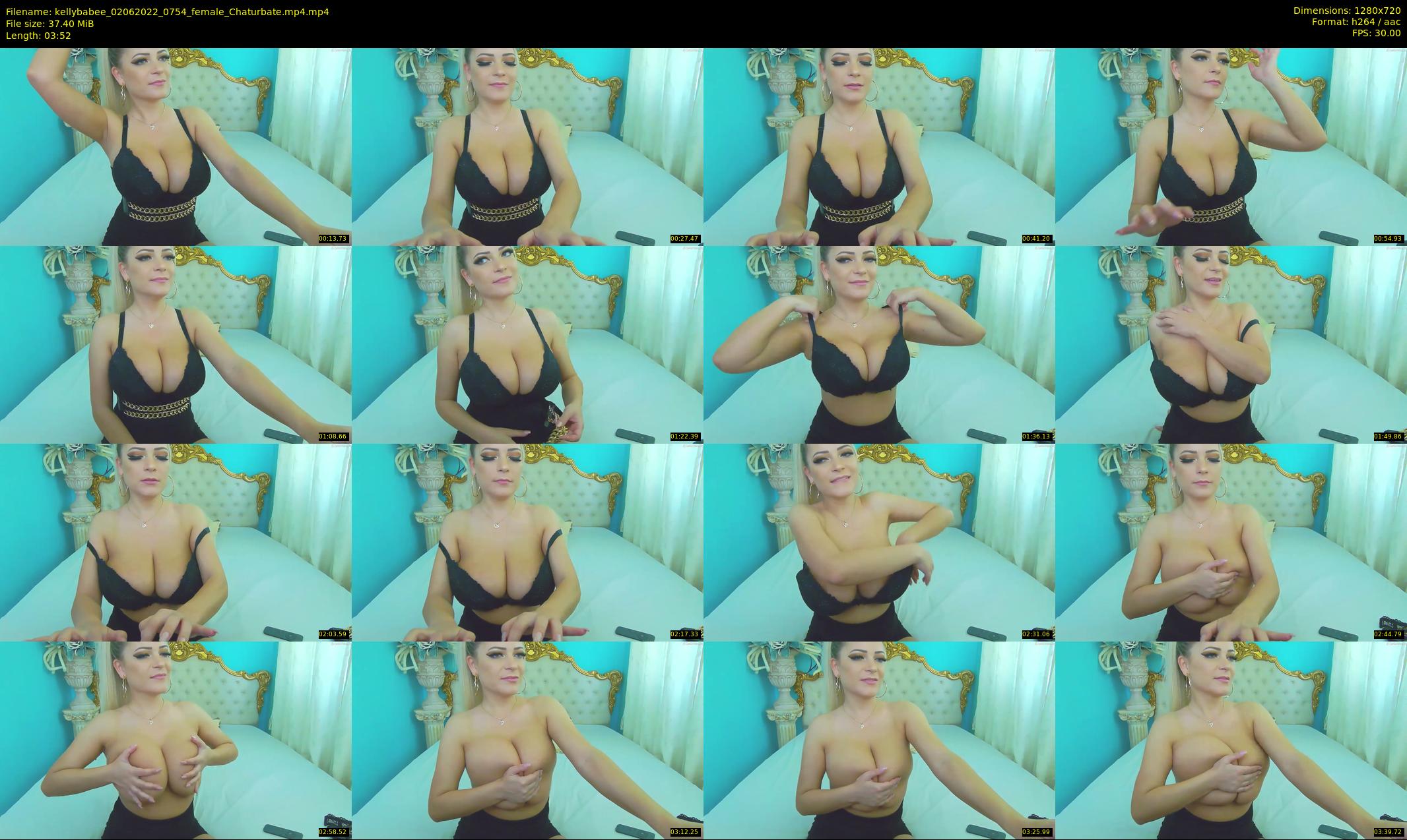 kellybabee — 4 minute Chaturbate female cam show recording, 720p, Jun 2, 2022