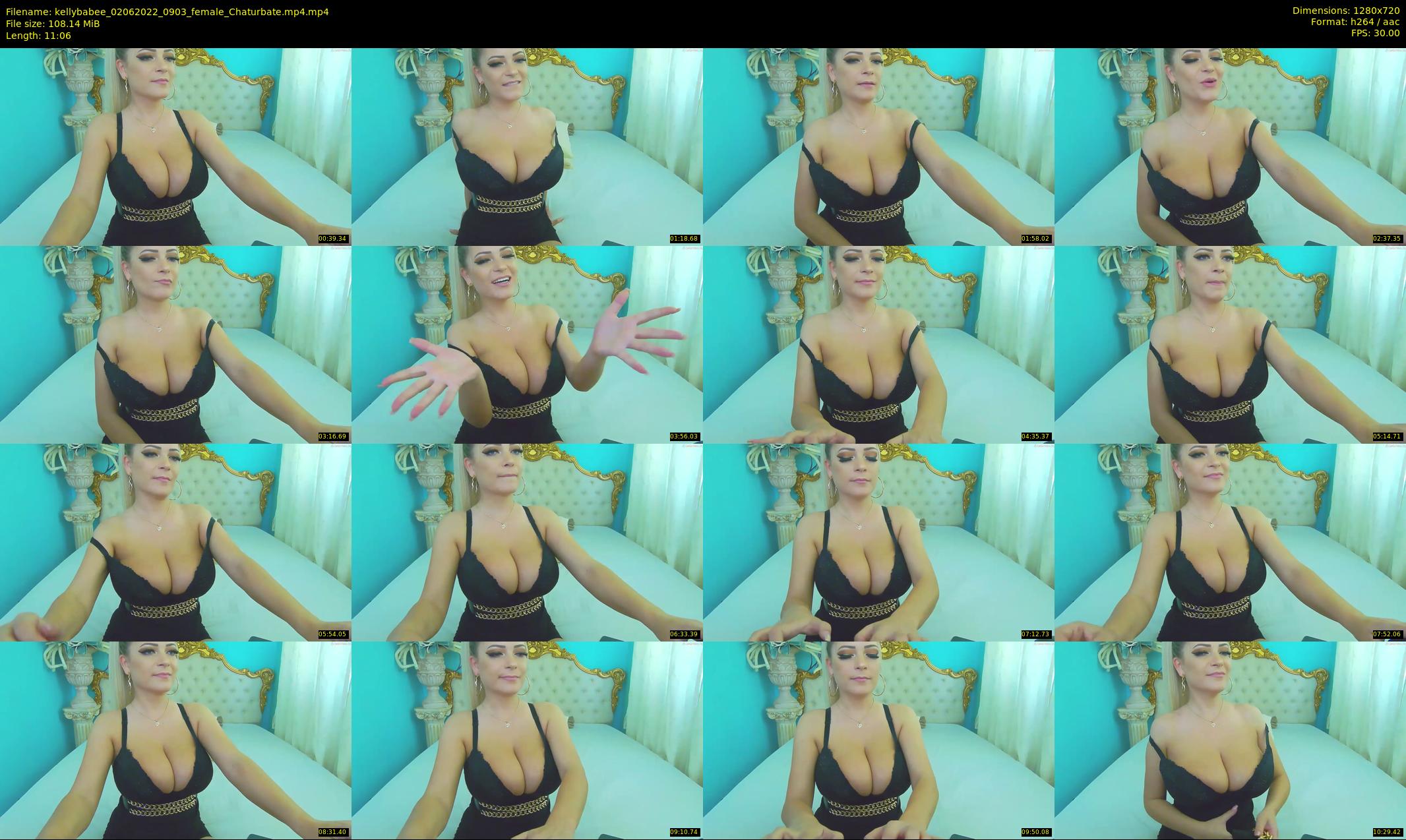 kellybabee — 12 minute Chaturbate female cam show recording, 720p, Jun 2, 2022