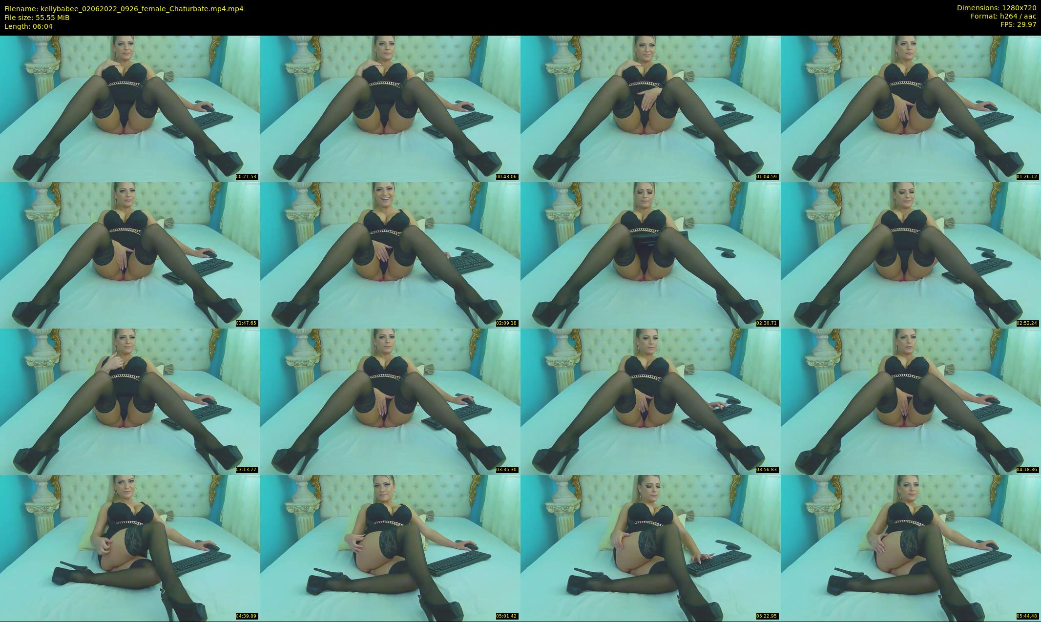 kellybabee — 7 minute Chaturbate female cam show recording, 720p, Jun 2, 2022