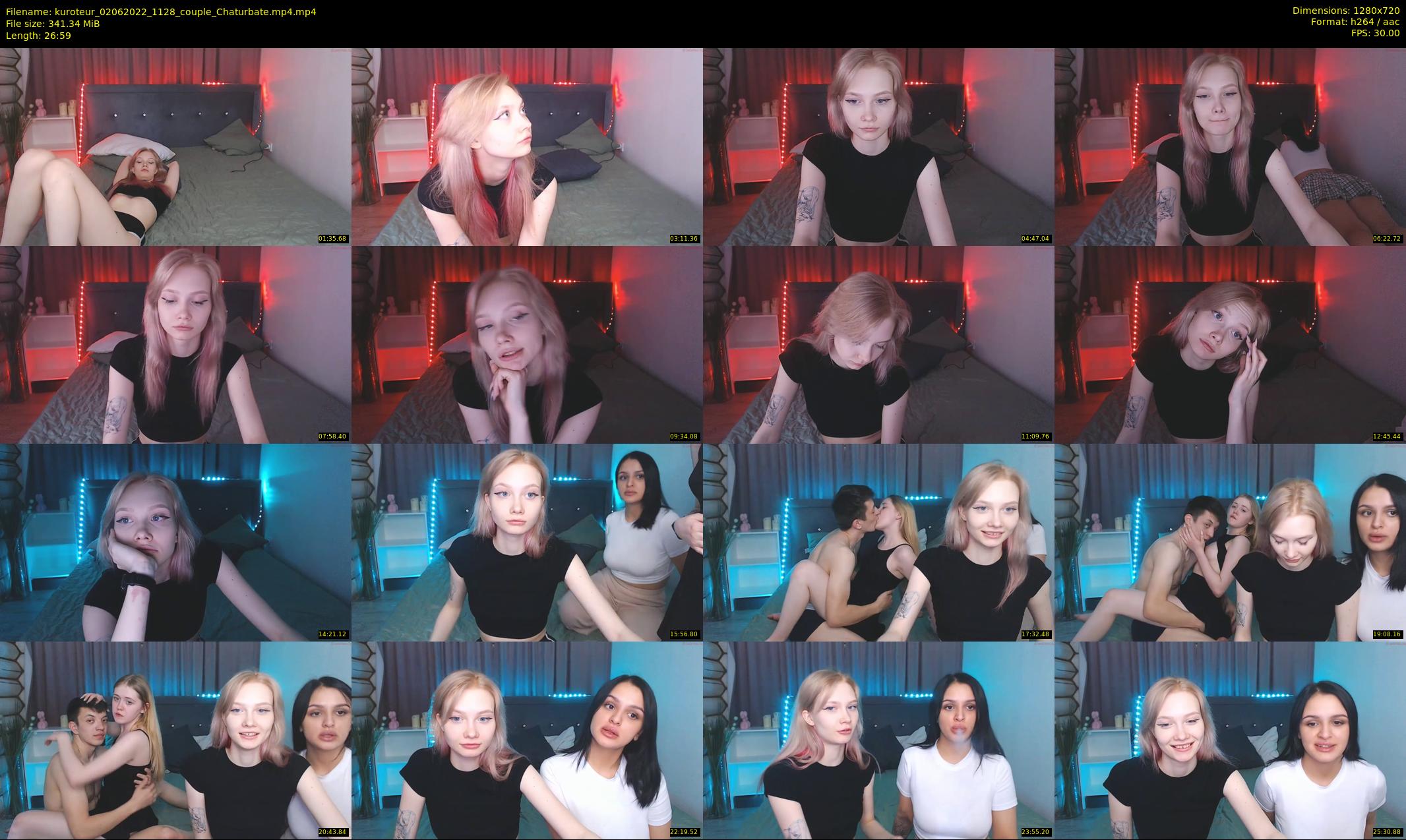 kuroteur — 27 minute Chaturbate couple cam show recording, 720p, Jun 2, 2022