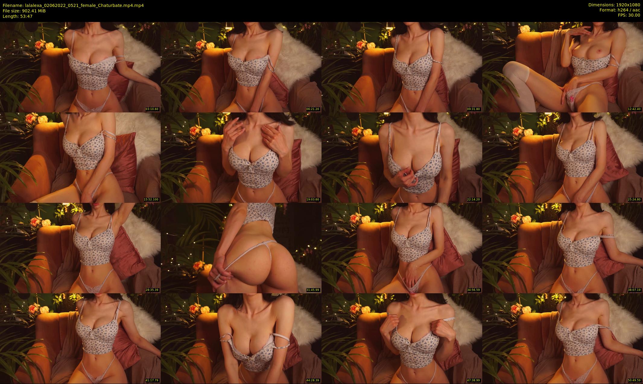 lalalexa — 54 minute Chaturbate female cam show recording, 1080p, Jun 2, 2022