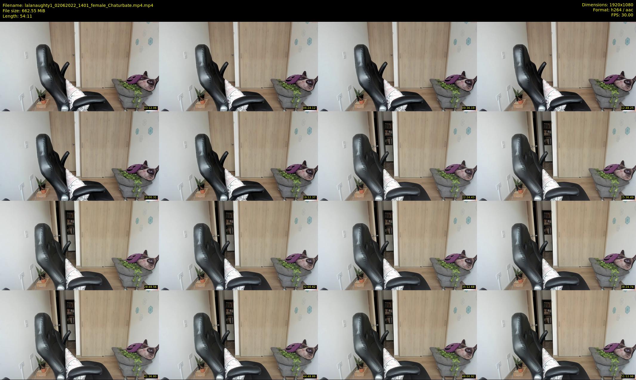 lalanaughty1 — 55 minute Chaturbate female cam show recording, 1080p, Jun 2, 2022