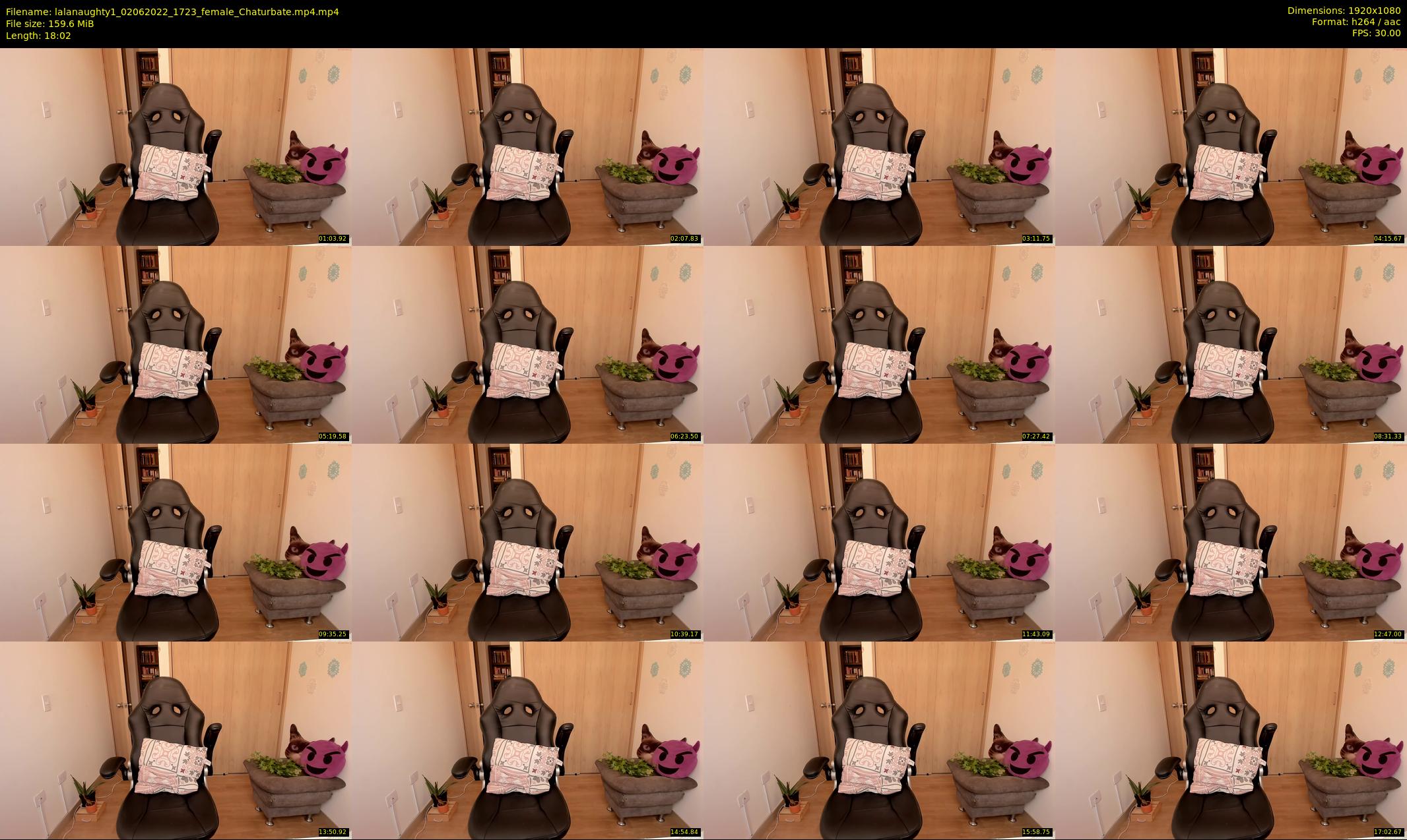 lalanaughty1 — 19 minute Chaturbate female cam show recording, 1080p, Jun 2, 2022