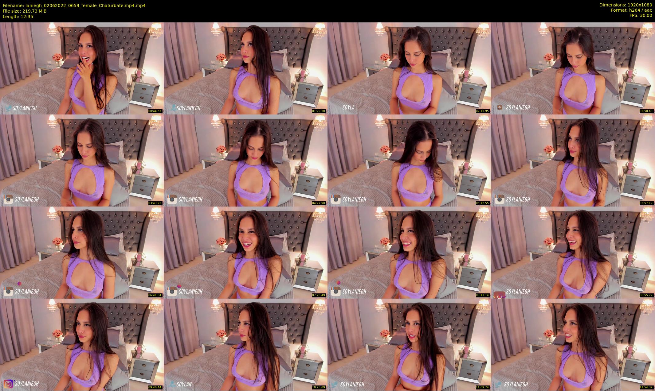 laniegh — 13 minute Chaturbate female cam show recording, 1080p, Jun 2, 2022