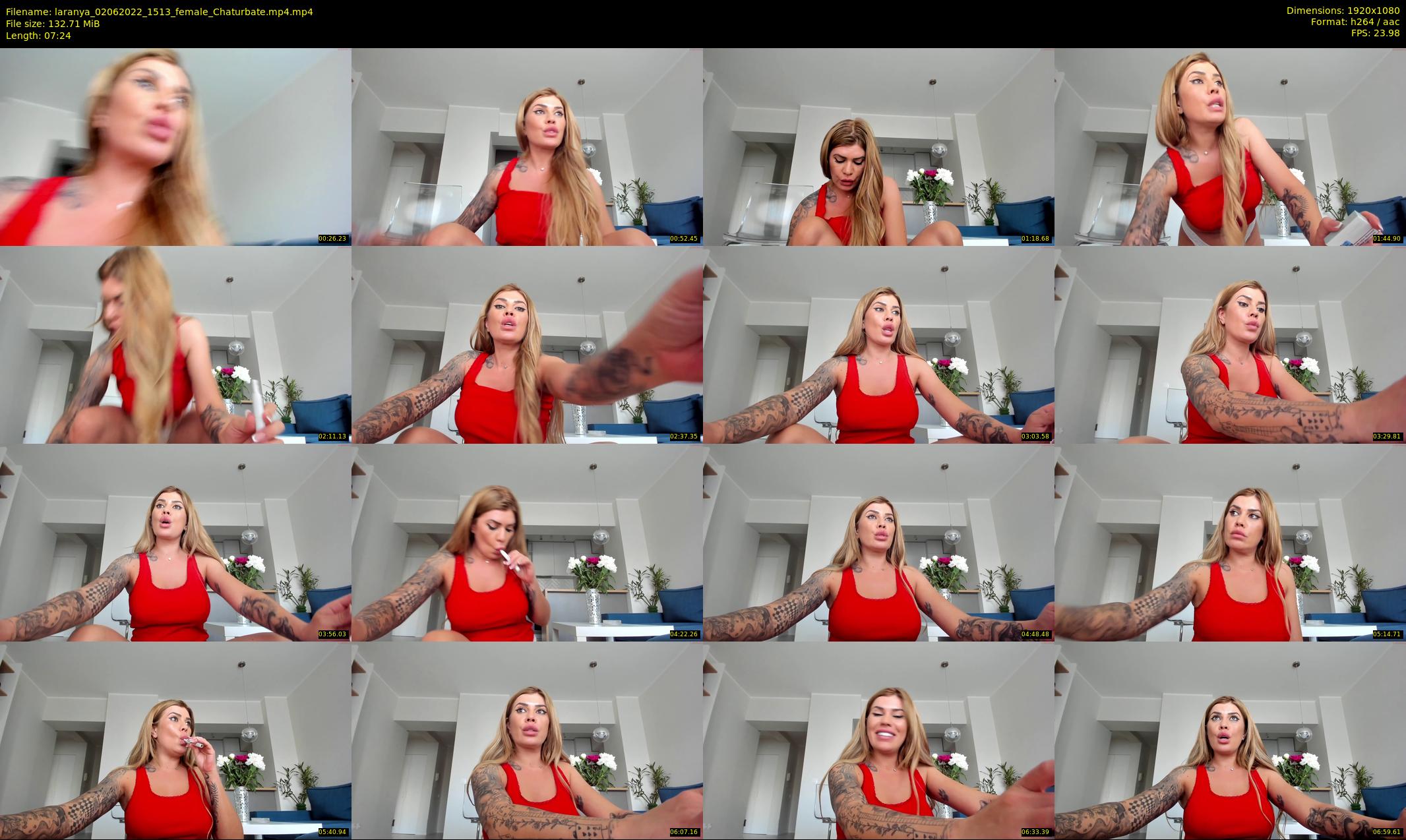 laranya — 8 minute Chaturbate female cam show recording, 1080p, Jun 2, 2022