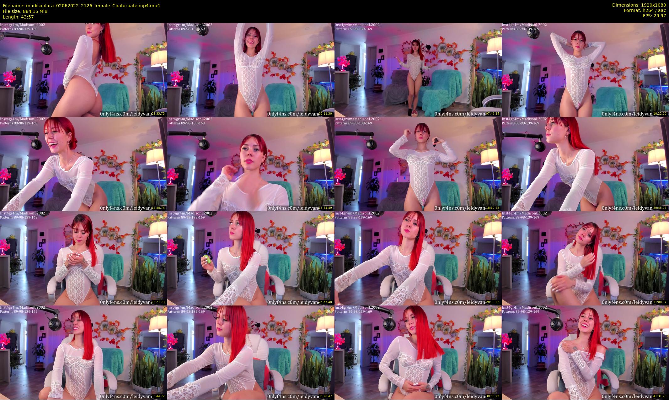 madisonlara — 44 minute Chaturbate female cam show recording, 1080p, Jun 2, 2022
