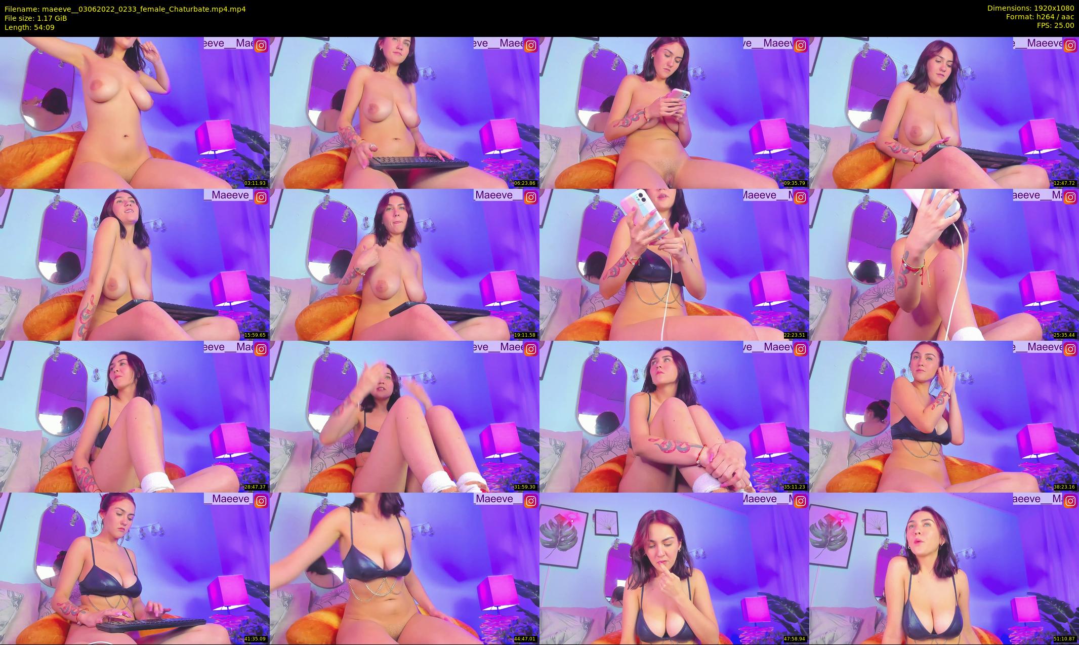 maeeve_ — 55 minute Chaturbate female cam show recording, 1080p, Jun 3, 2022