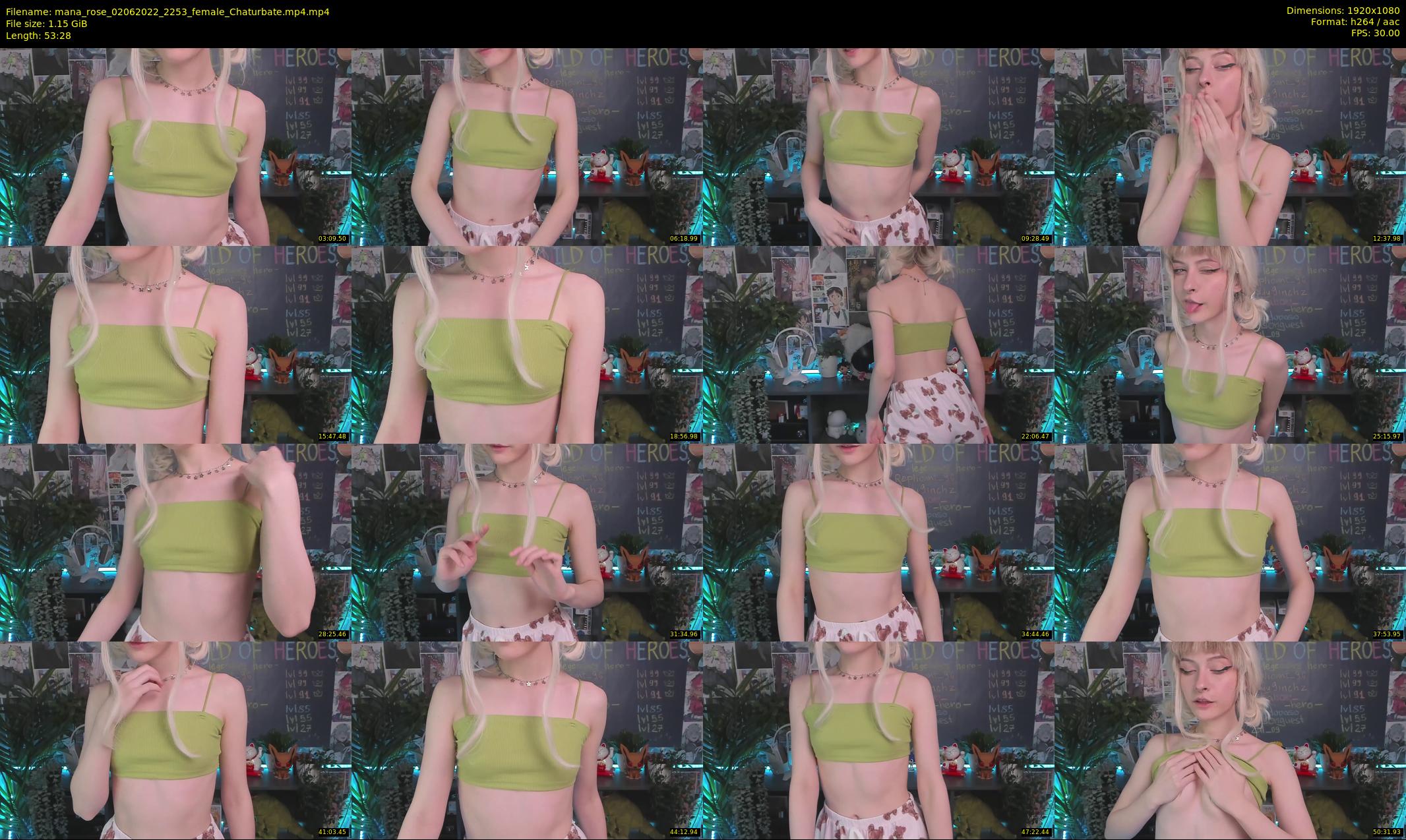 mana_rose — 54 minute Chaturbate female cam show recording, 1080p, Jun 2, 2022