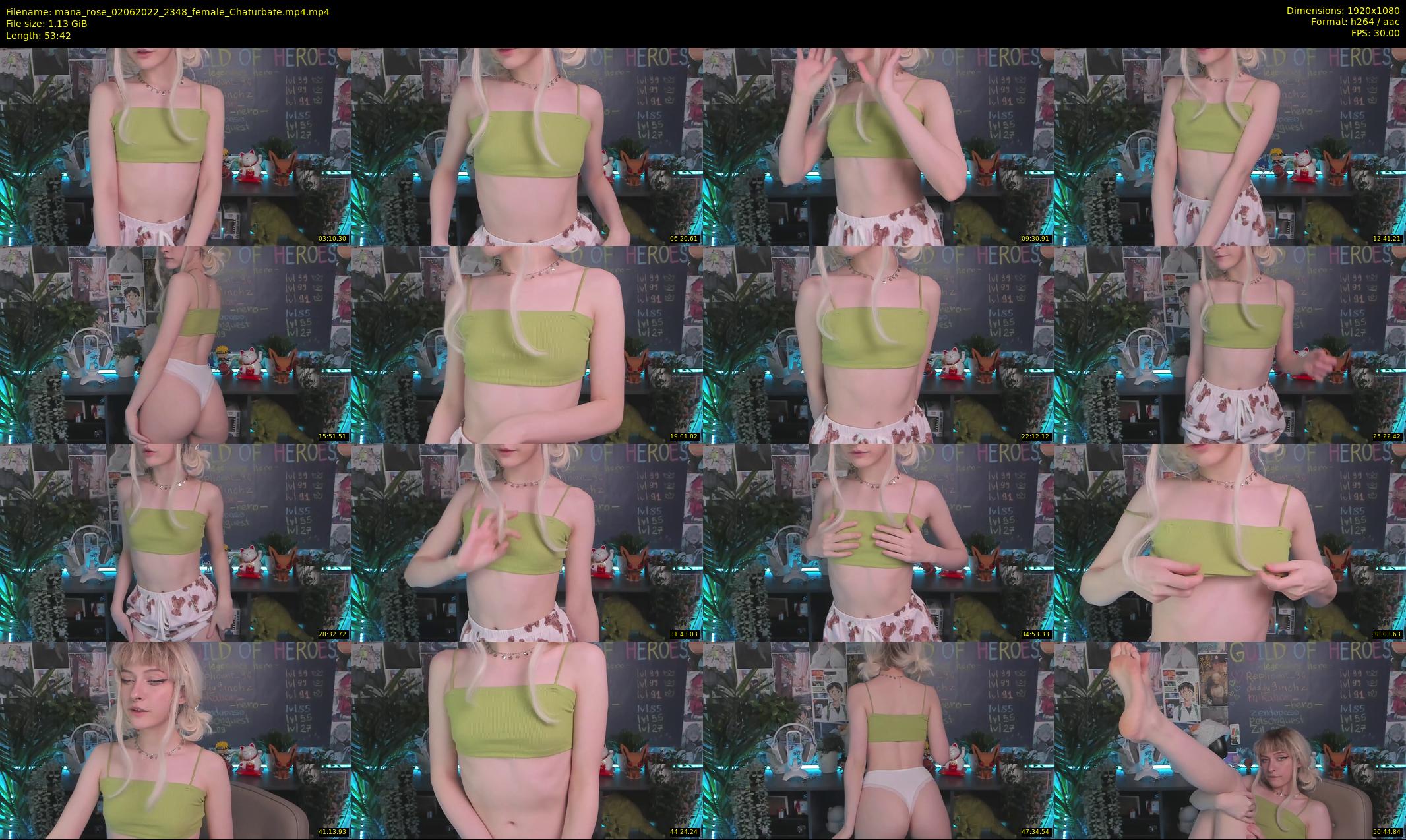 mana_rose — 54 minute Chaturbate female cam show recording, 1080p, Jun 2, 2022