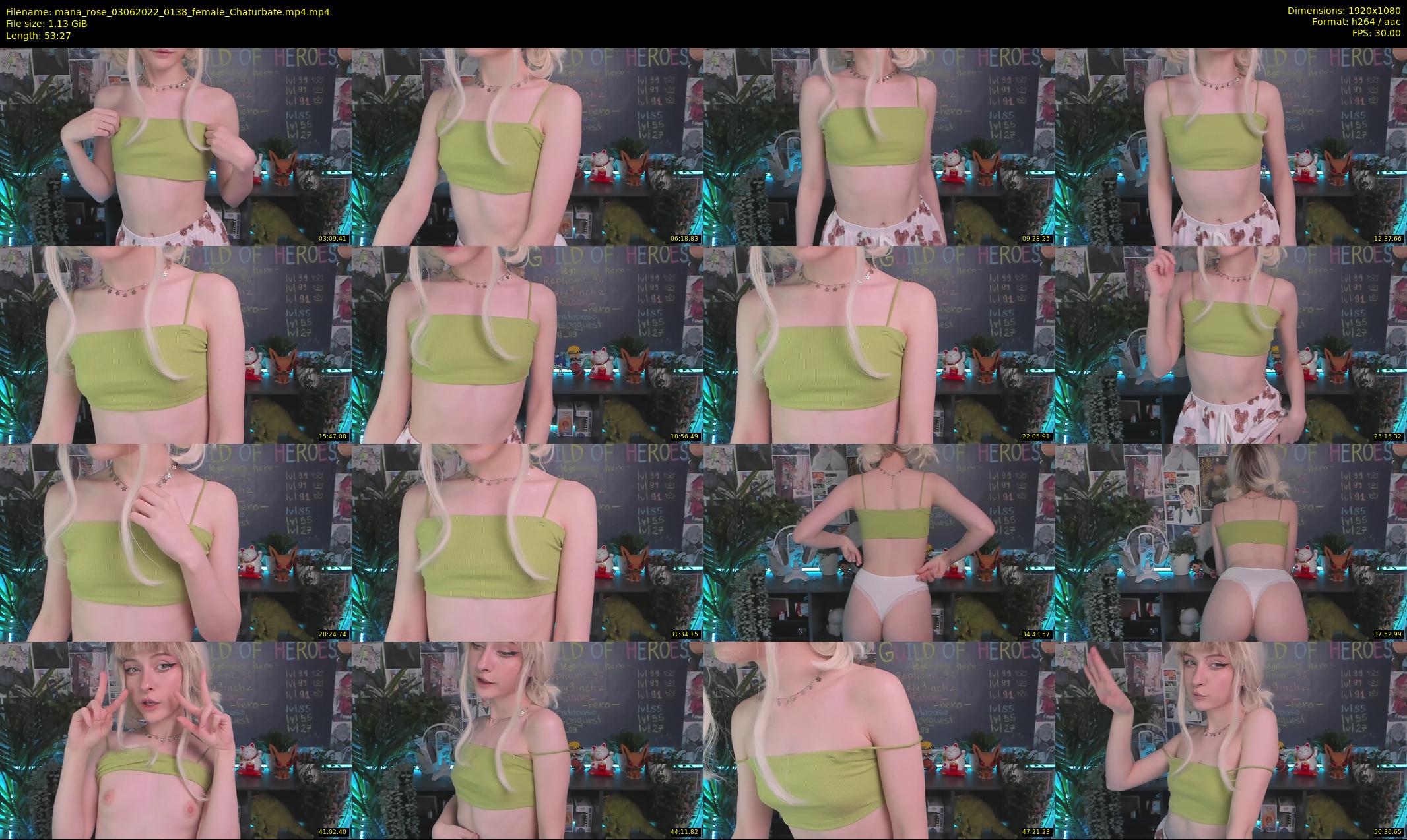 mana_rose — 54 minute Chaturbate female cam show recording, 1080p, Jun 3, 2022