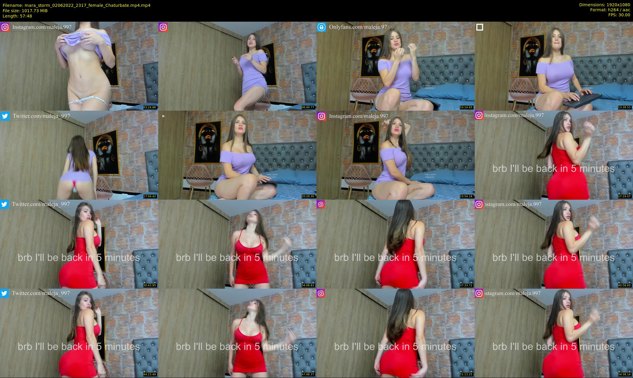 mara_storm — 58 minute Chaturbate female cam show recording, 1080p, Jun 2, 2022