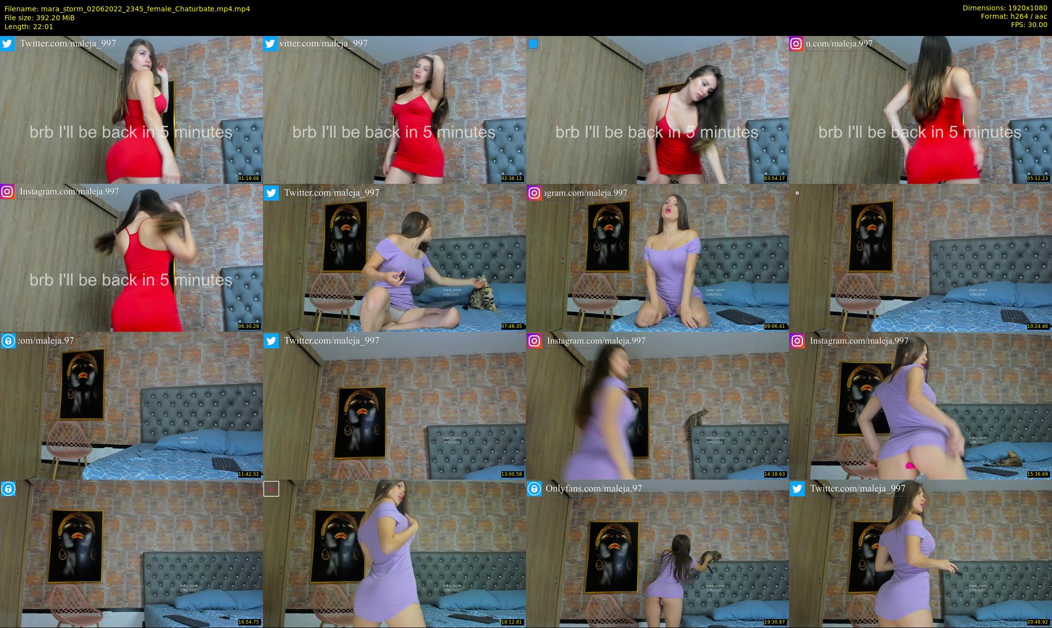 mara_storm — 23 minute Chaturbate female cam show recording, 1080p, Jun 2, 2022