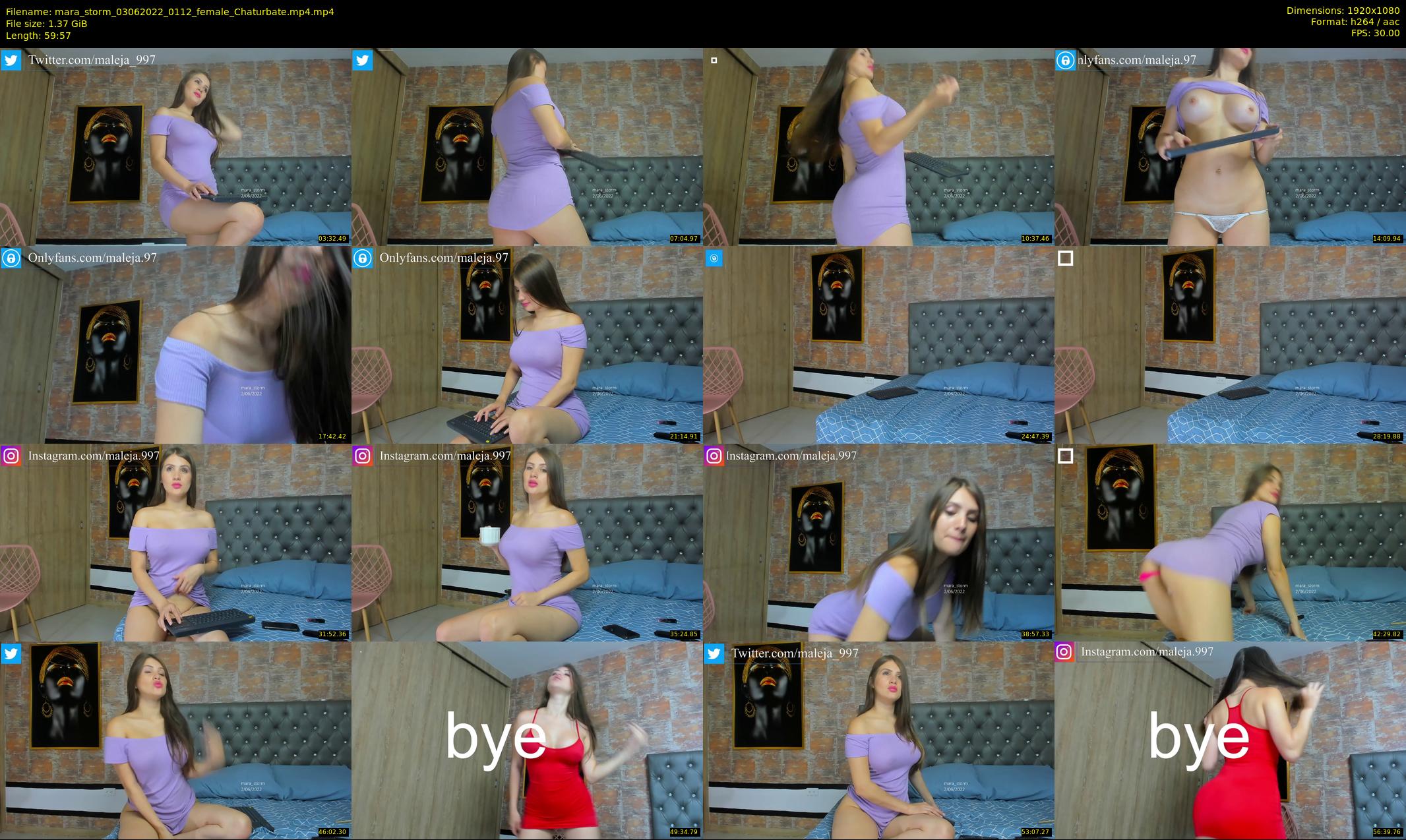 mara_storm — 60 minute Chaturbate female cam show recording, 1080p, Jun 3, 2022