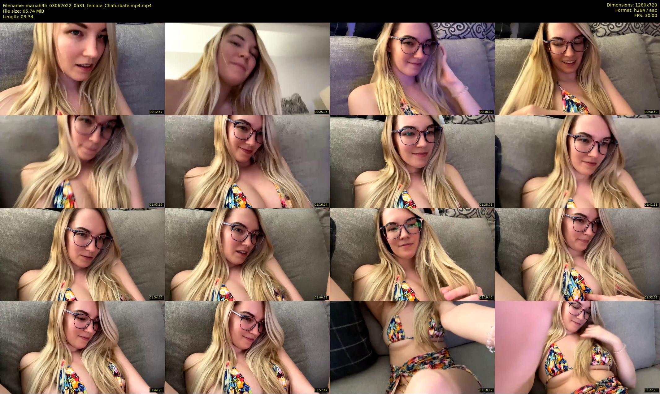 mariah95 — 4 minute Chaturbate female cam show recording, 720p, Jun 3, 2022