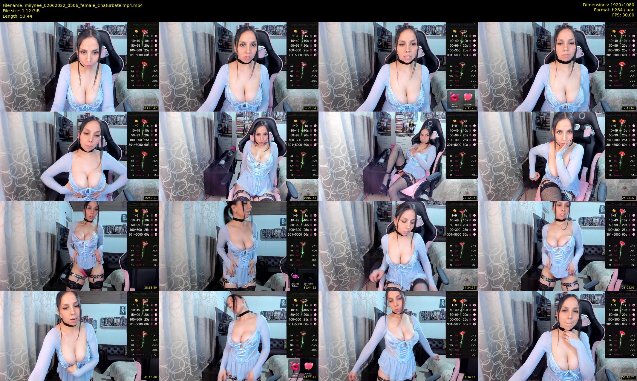 milynee — 54 minute Chaturbate female cam show recording, 1080p, Jun 2, 2022