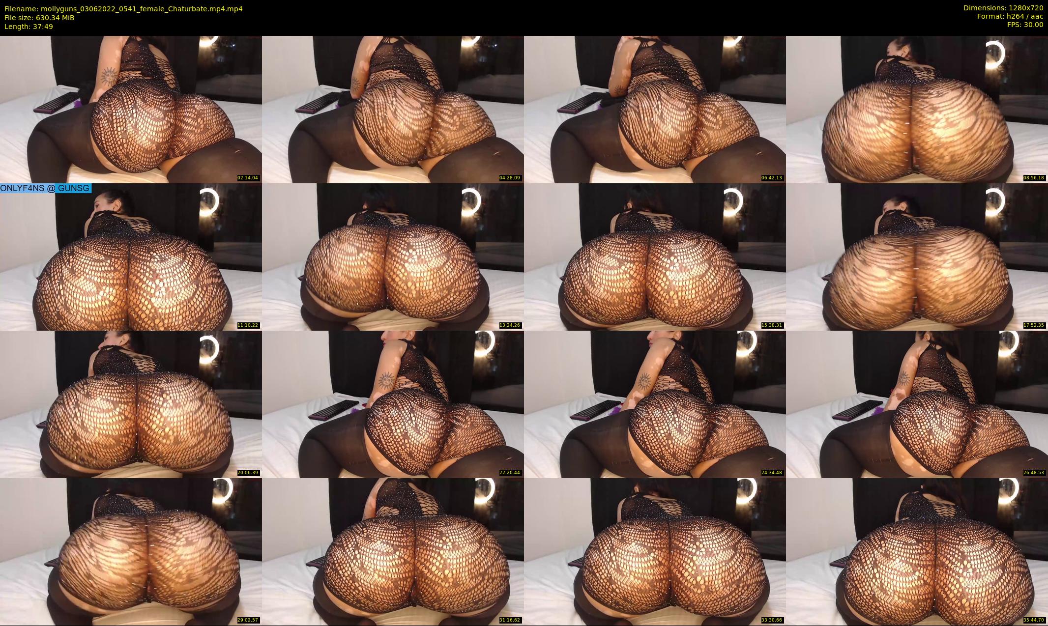 mollyguns — 38 minute Chaturbate female cam show recording, 720p, Jun 3, 2022