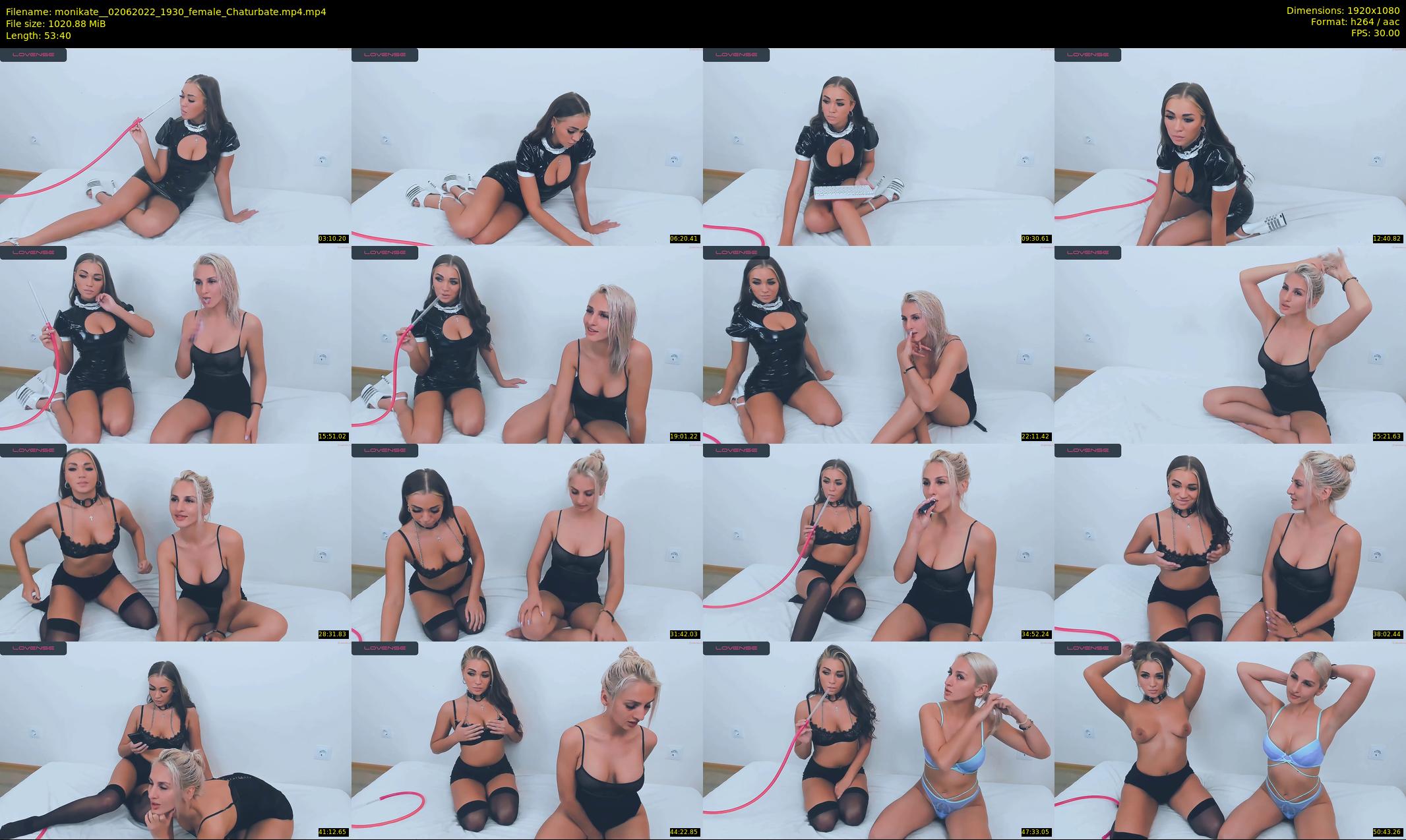 monikate_ — 54 minute Chaturbate couple cam show recording, 1080p, Jun 2, 2022
