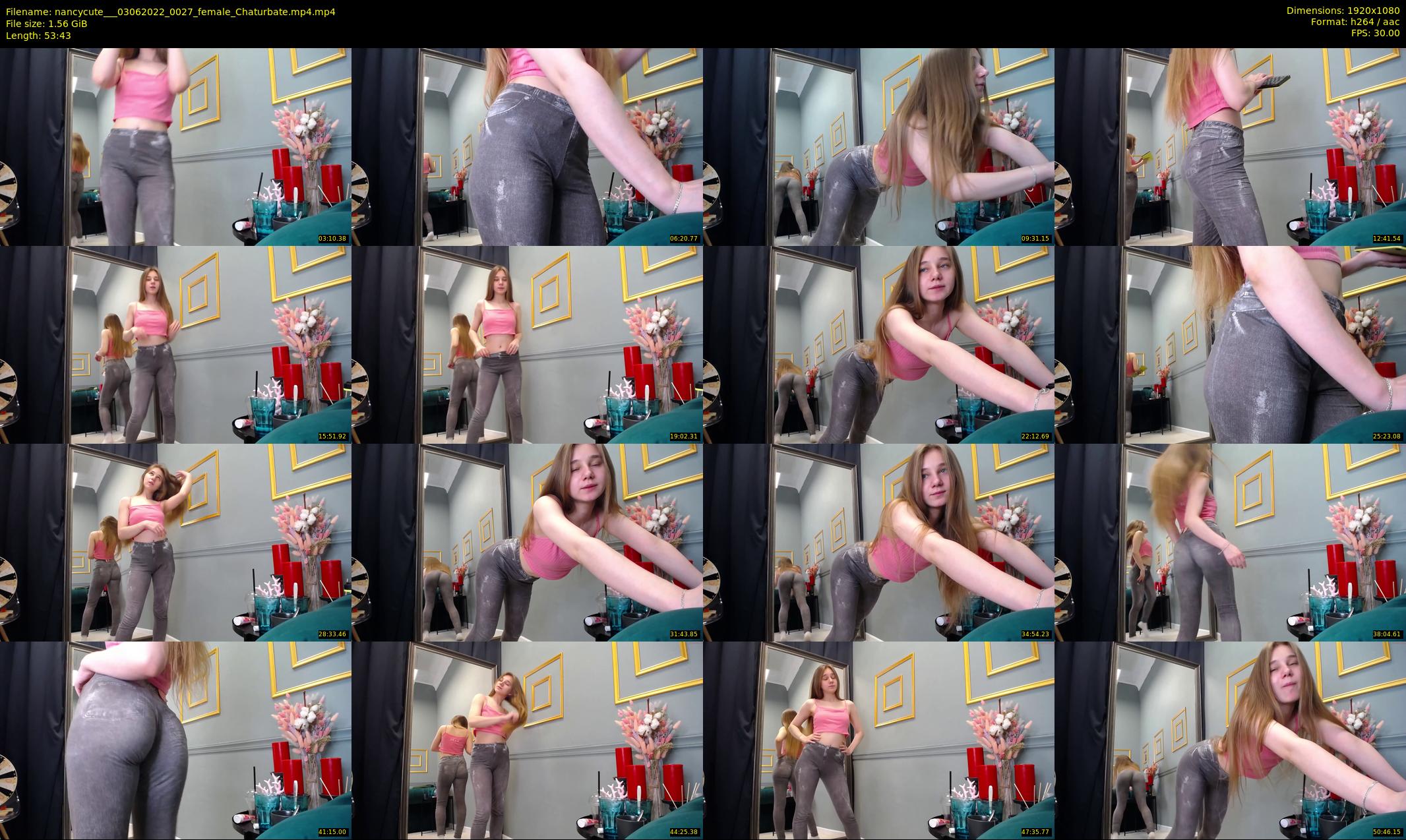 nancycute__ — 54 minute Chaturbate female cam show recording, 1080p, Jun 3, 2022
