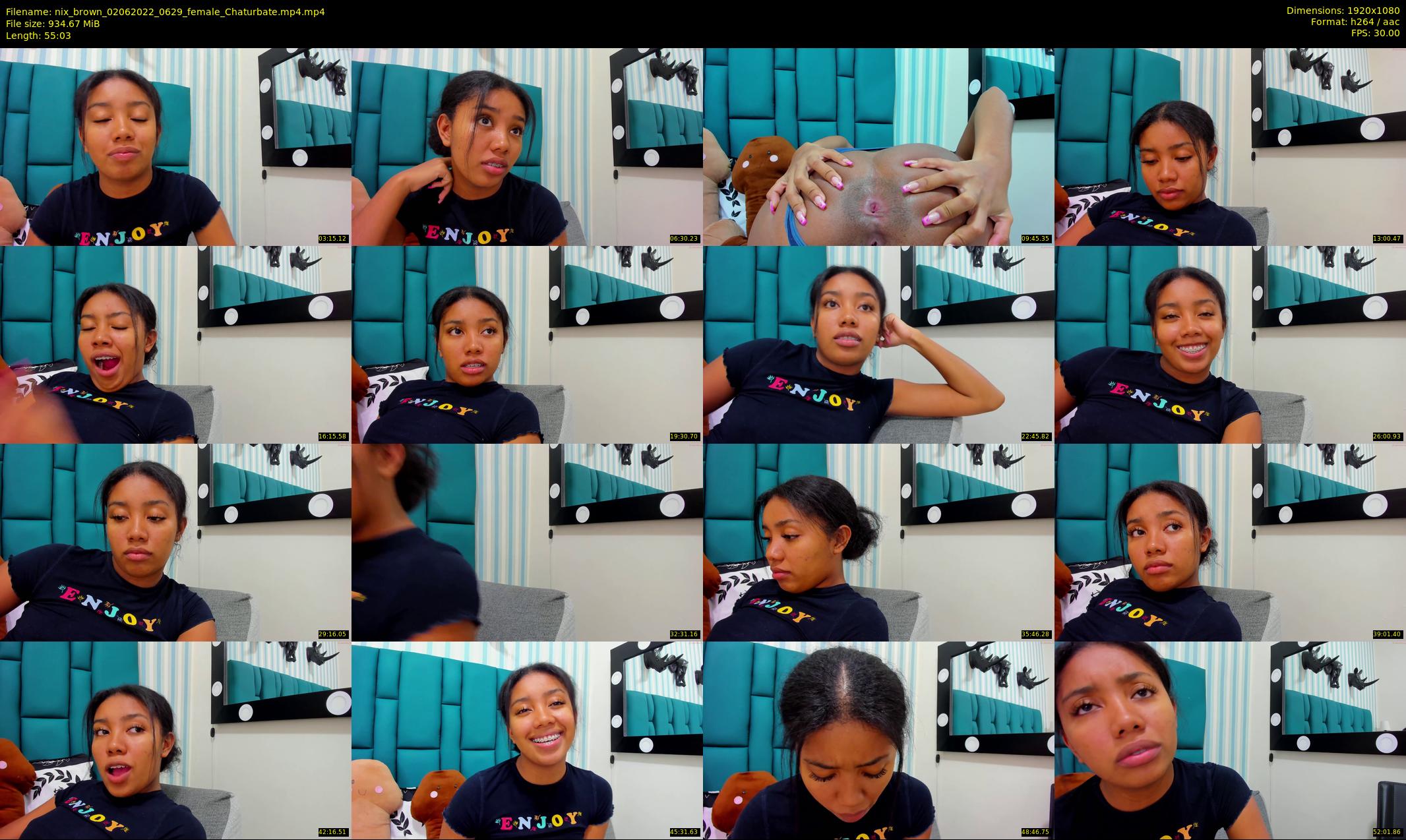 nix_brown — 56 minute Chaturbate female cam show recording, 1080p, Jun 2, 2022