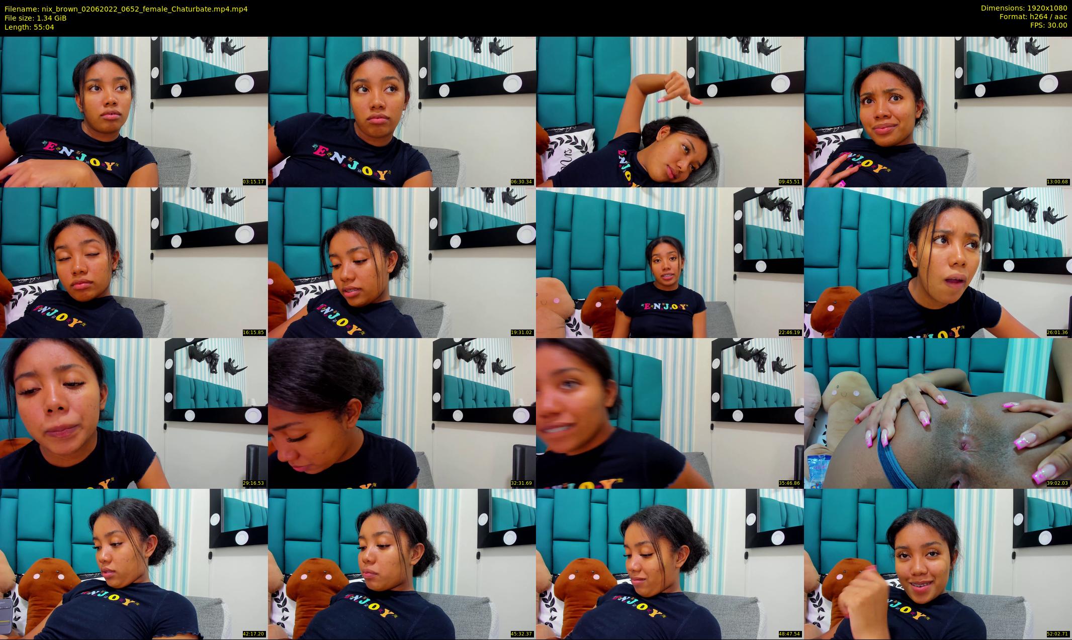 nix_brown — 56 minute Chaturbate female cam show recording, 1080p, Jun 2, 2022
