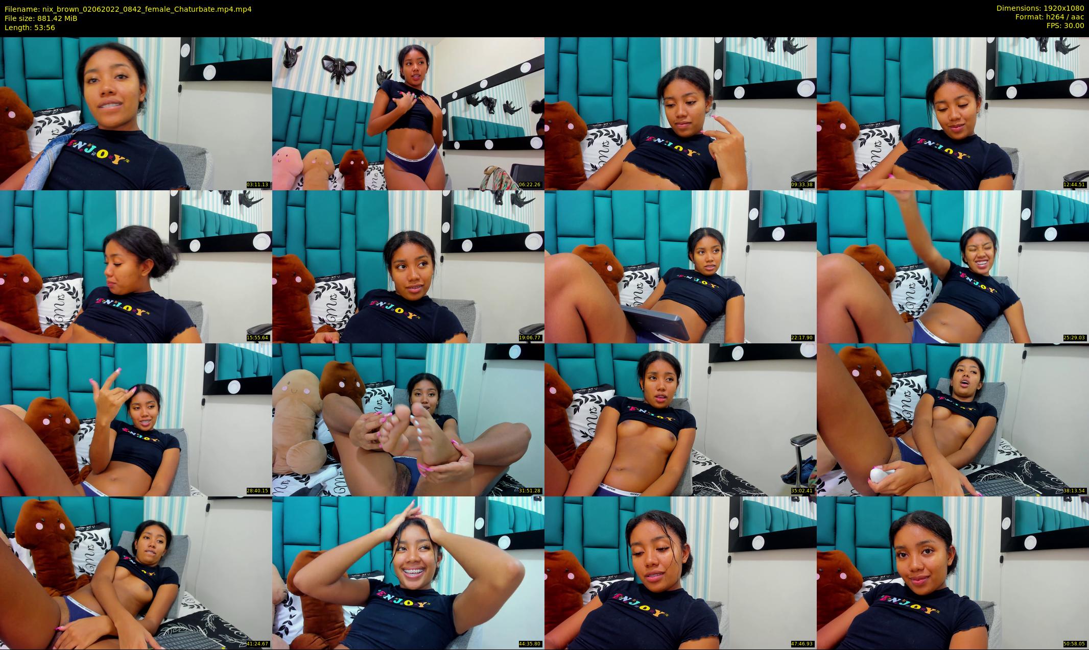 nix_brown — 54 minute Chaturbate female cam show recording, 1080p, Jun 2, 2022