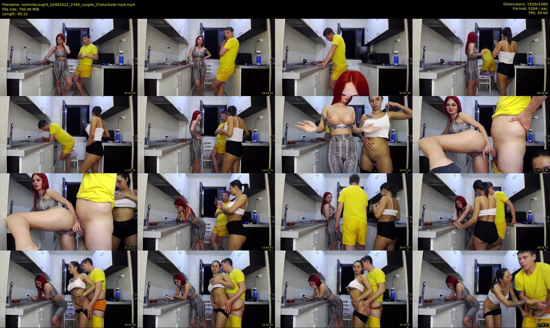 nolimitscoupl3 — 41 minute Chaturbate couple cam show recording, 1080p, Jun 2, 2022