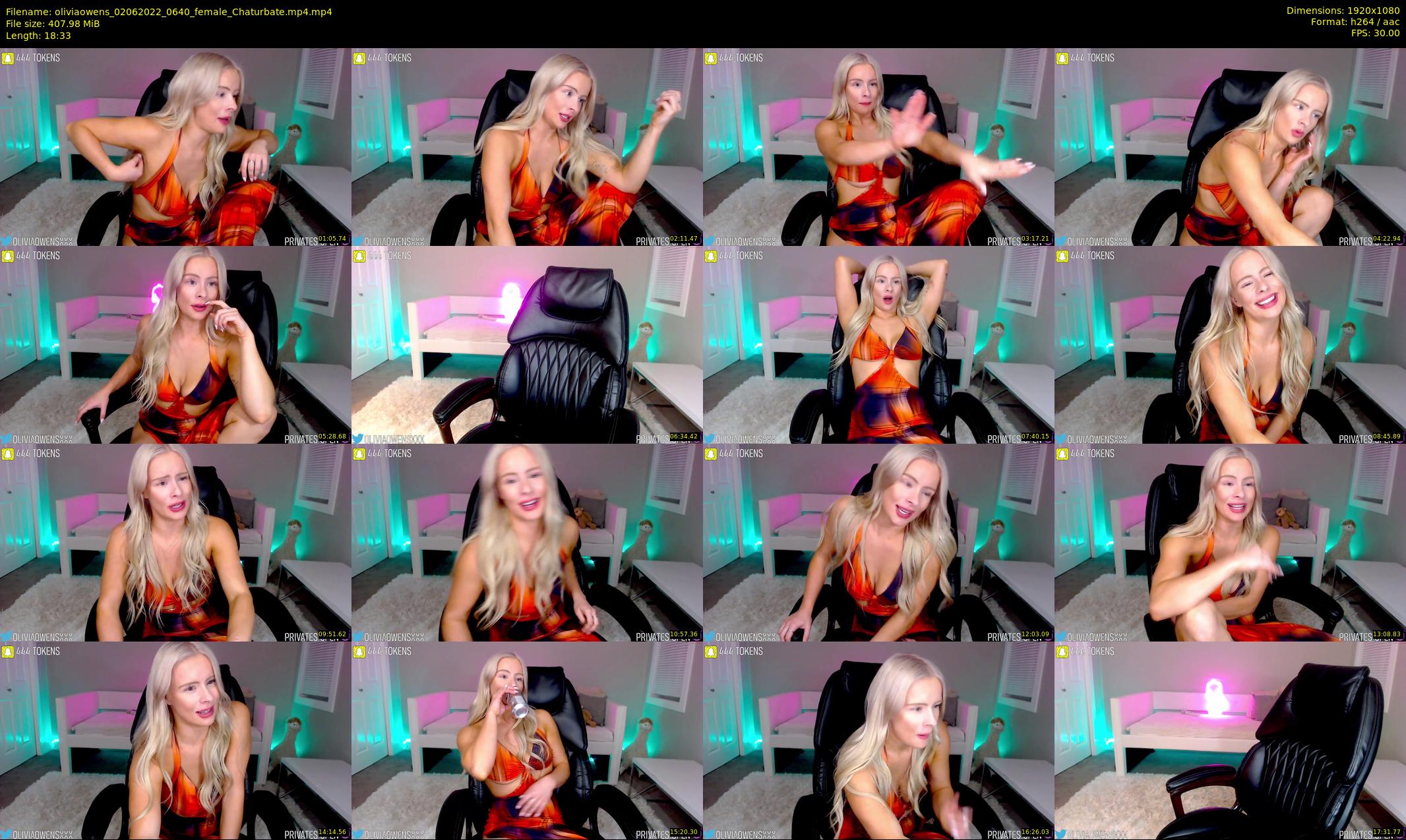 oliviaowens — 19 minute Chaturbate female cam show recording, 1080p, Jun 2, 2022