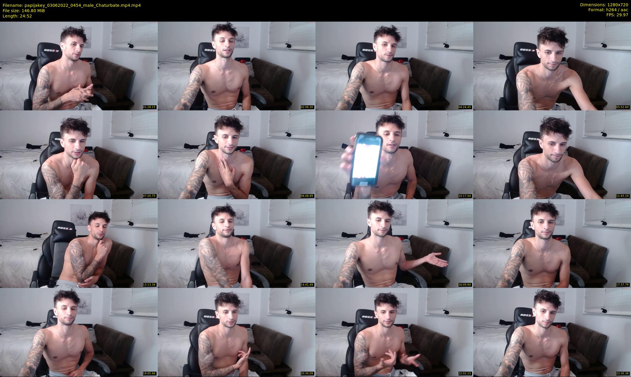 papijakey — 25 minute Chaturbate male cam show recording, 720p, Jun 3, 2022