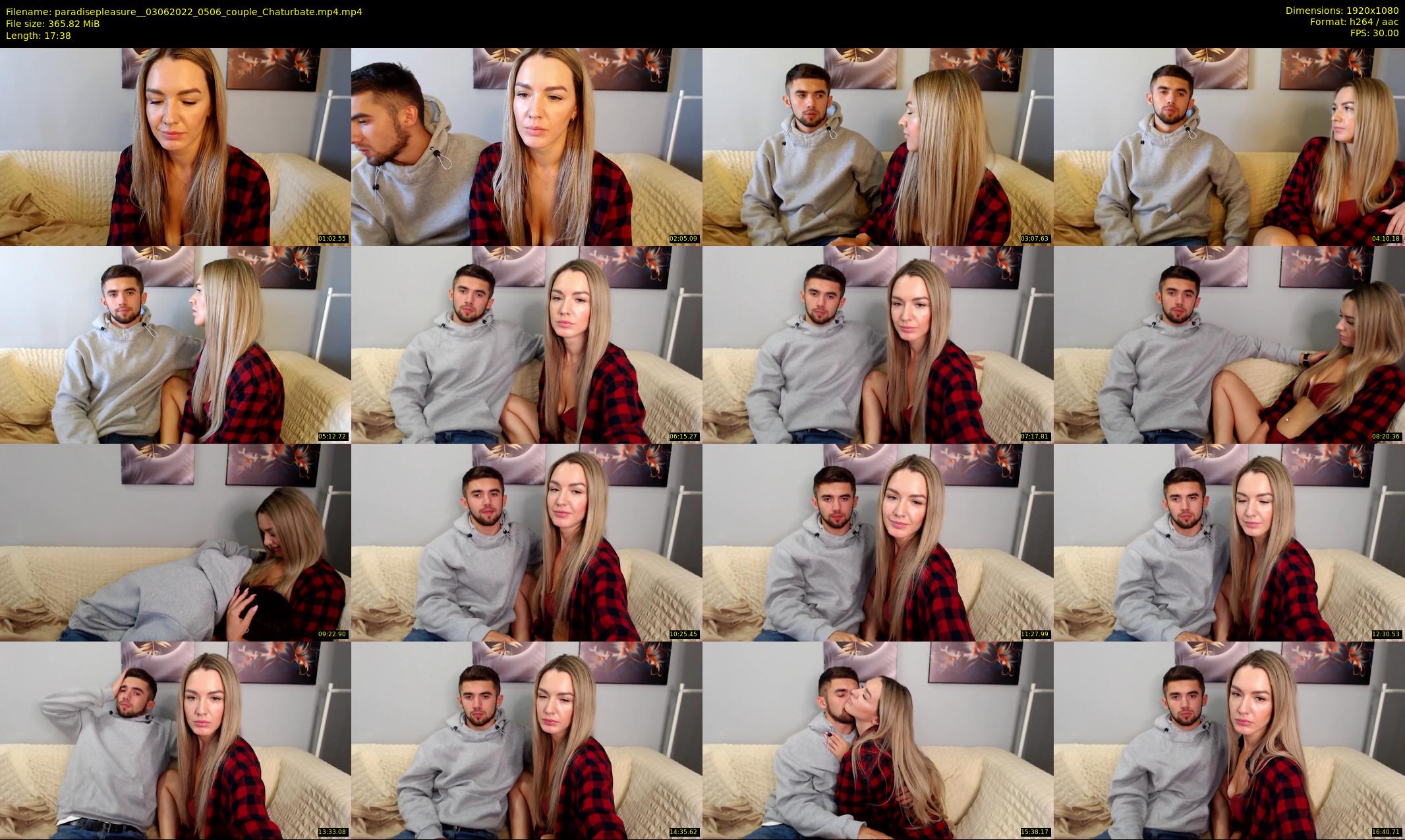 paradisepleasure_ — 18 minute Chaturbate couple cam show recording, 1080p, Jun 3, 2022
