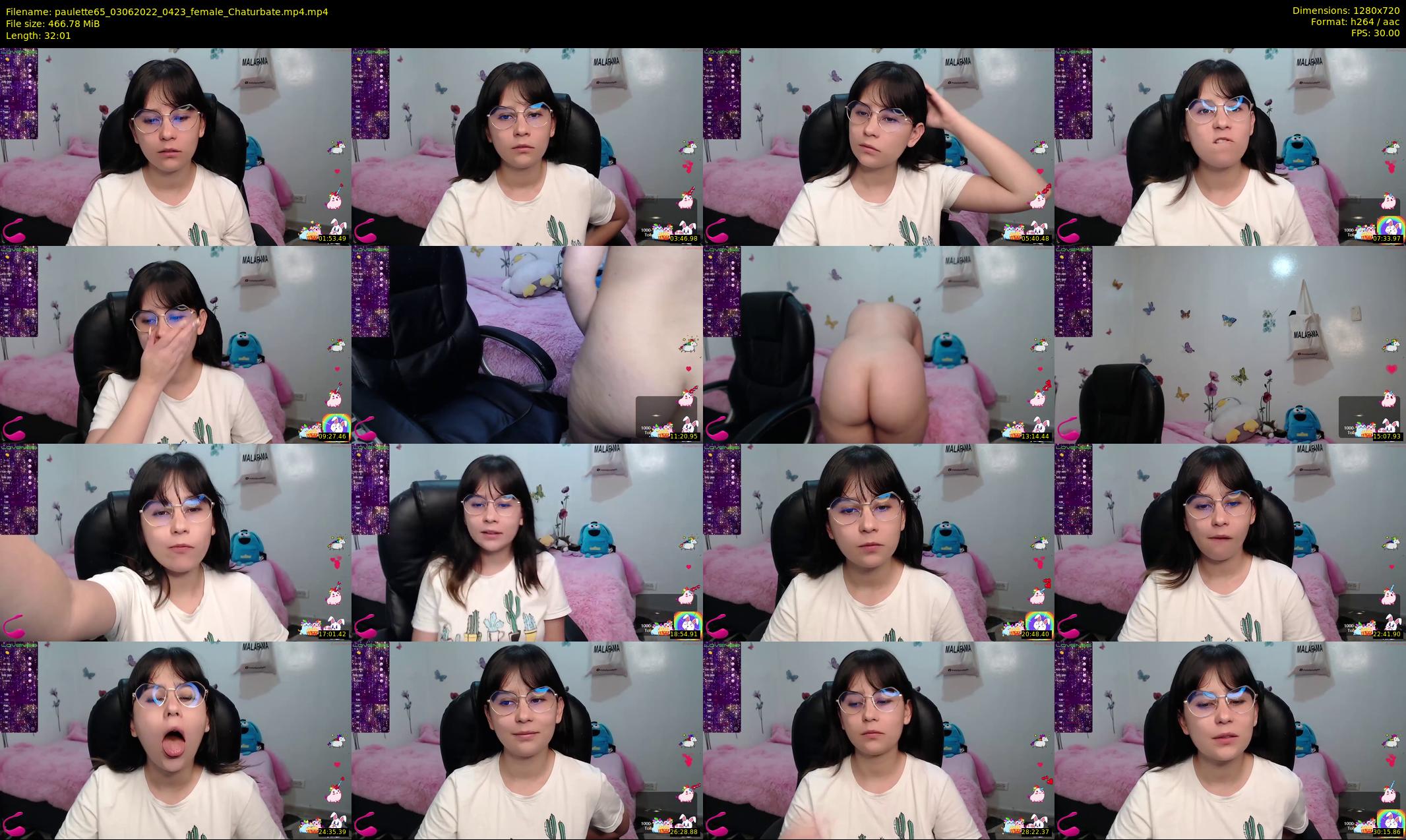 paulette65 — 33 minute Chaturbate female cam show recording, 720p, Jun 3, 2022